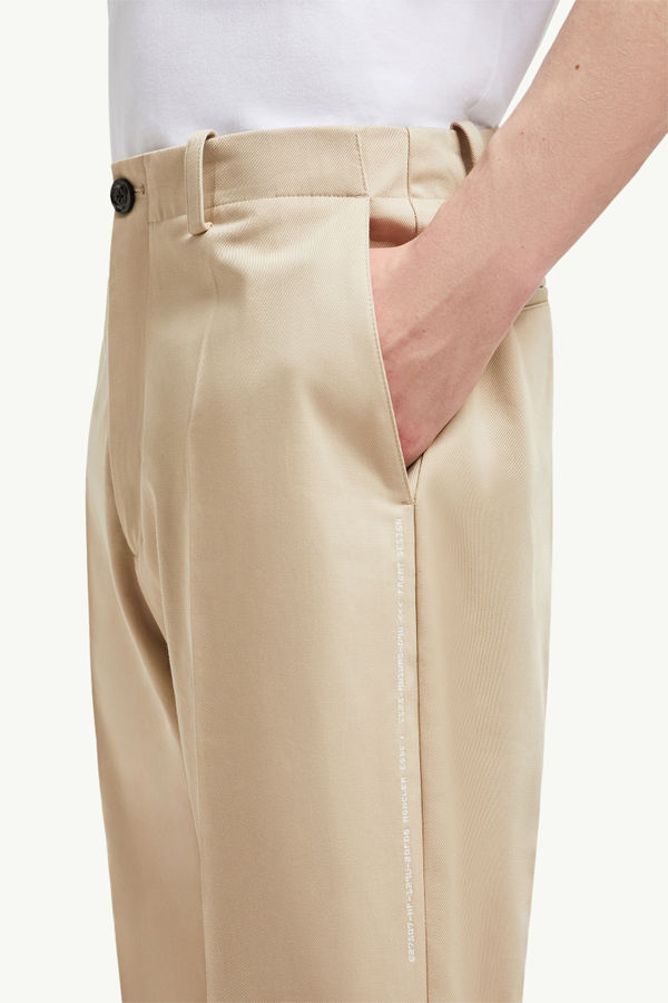 Moncler x FRGMT Hose aus Baumwoll-Gabardine Herren Beige Moncler 1
