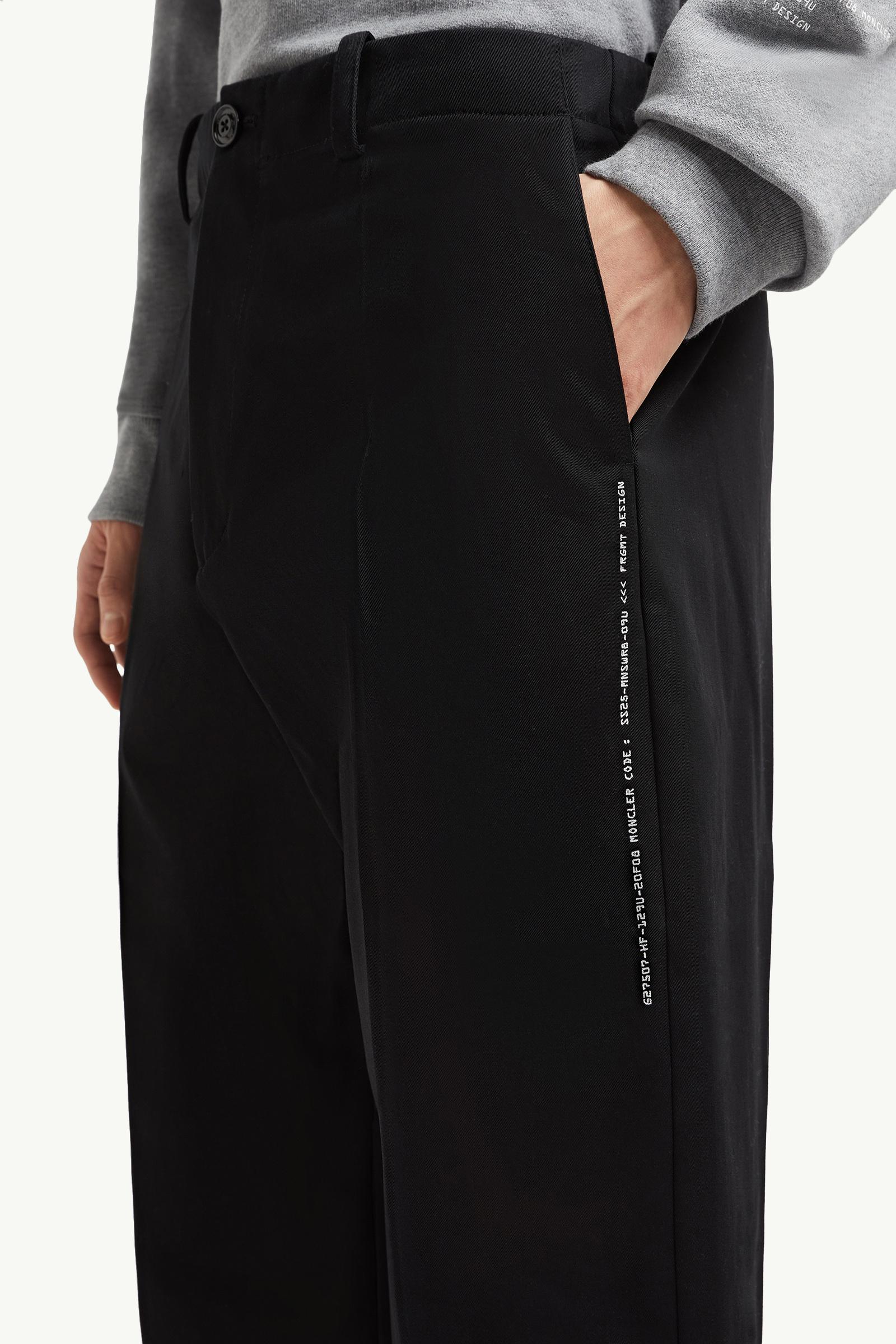 Moncler x FRGMT Cotton Gabardine Trousers Men Black Moncler 1