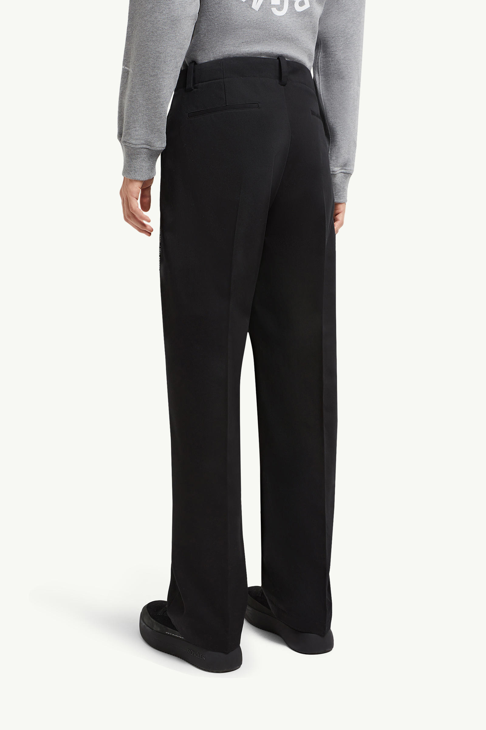 Moncler x FRGMT Hose aus Baumwoll-Gabardine Herren Schwarz Moncler 4