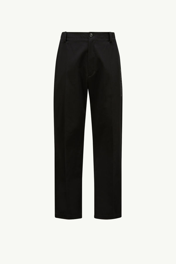 Moncler x FRGMT Cotton Gabardine Trousers Men Black Moncler 2