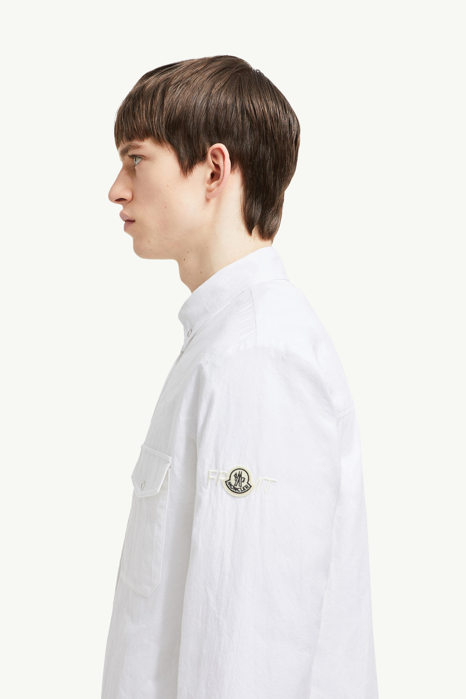Moncler x FRGMT 패딩 셔츠 재킷 남성 화이트 Moncler 1