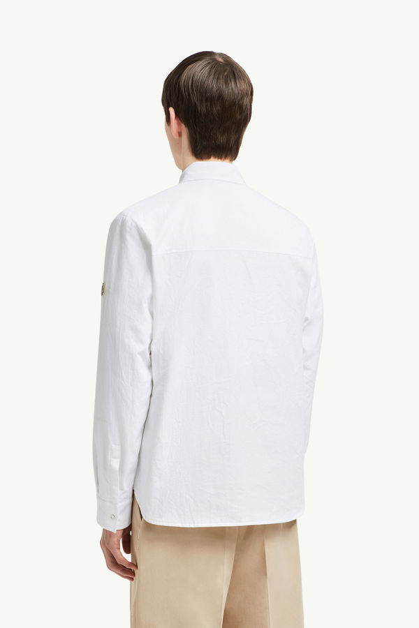 Surchemise matelassée Moncler x FRGMT Hommes Blanc Moncler 4