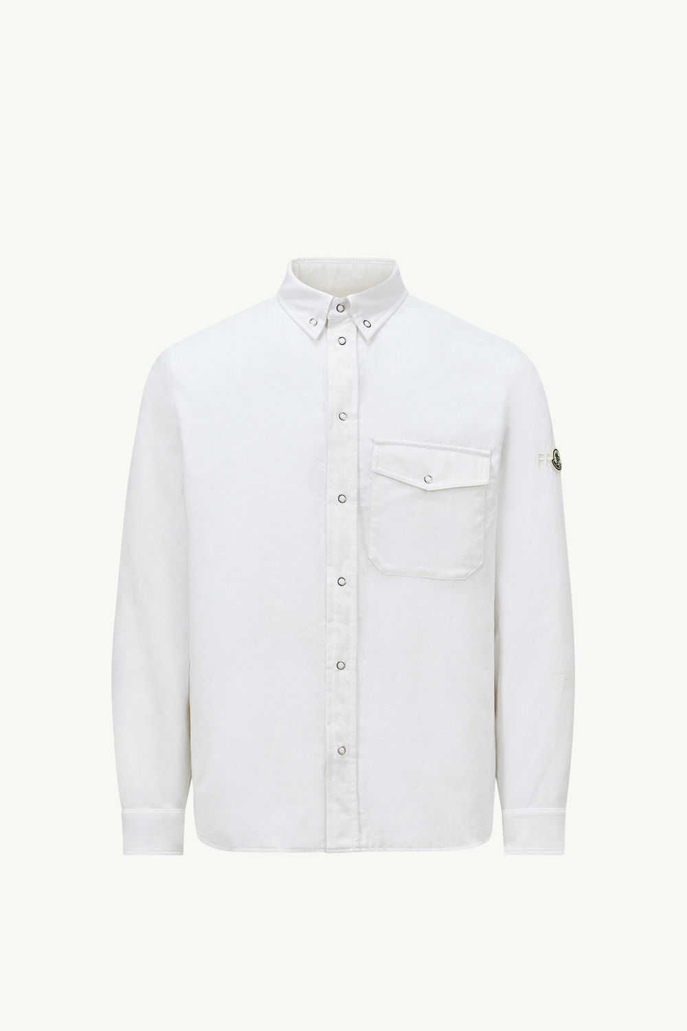 Moncler x FRGMT Padded Shirt Jacket Men White Moncler 2