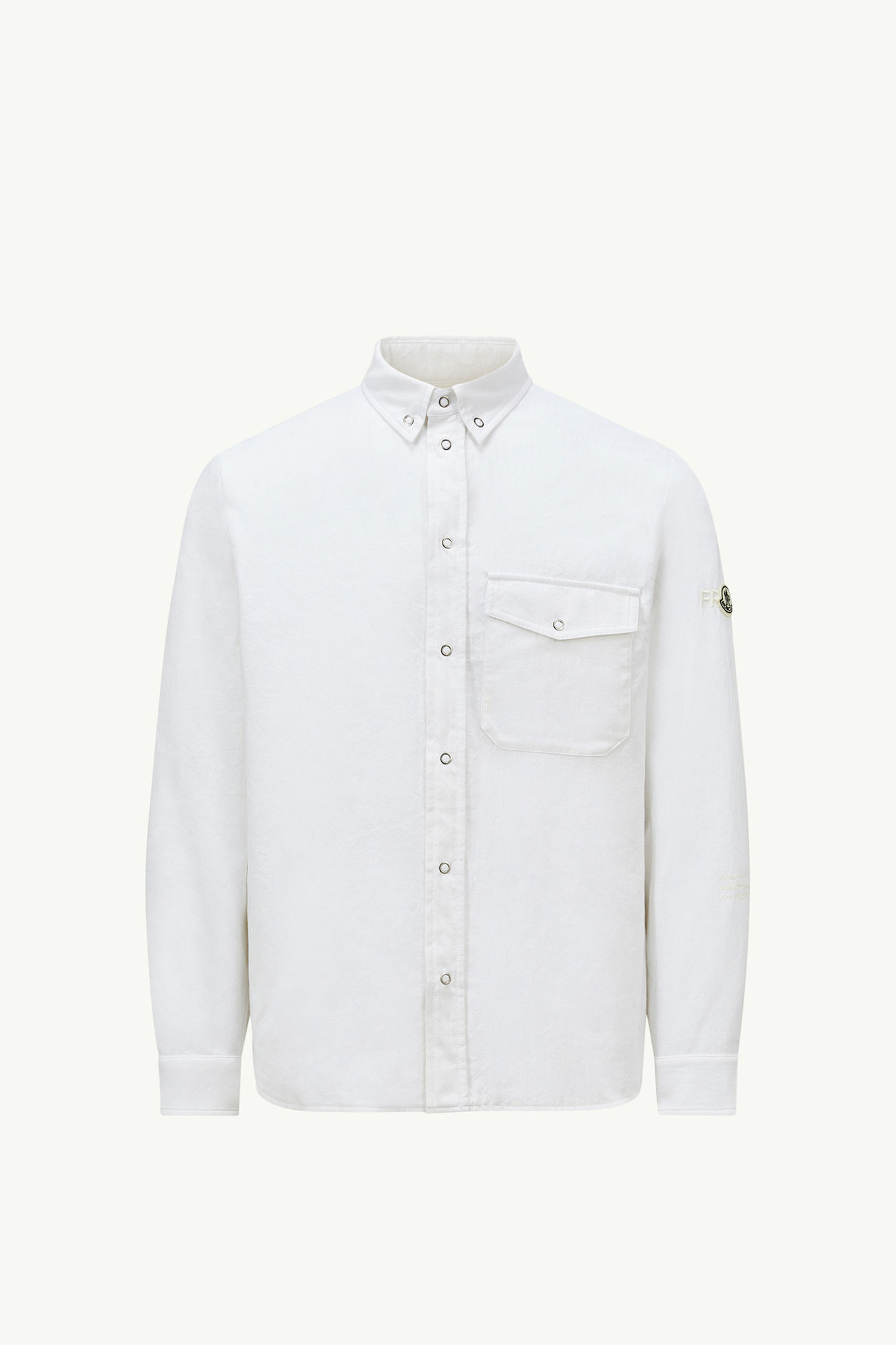 Moncler x FRGMT Padded Shirt Jacket Men White Moncler 2