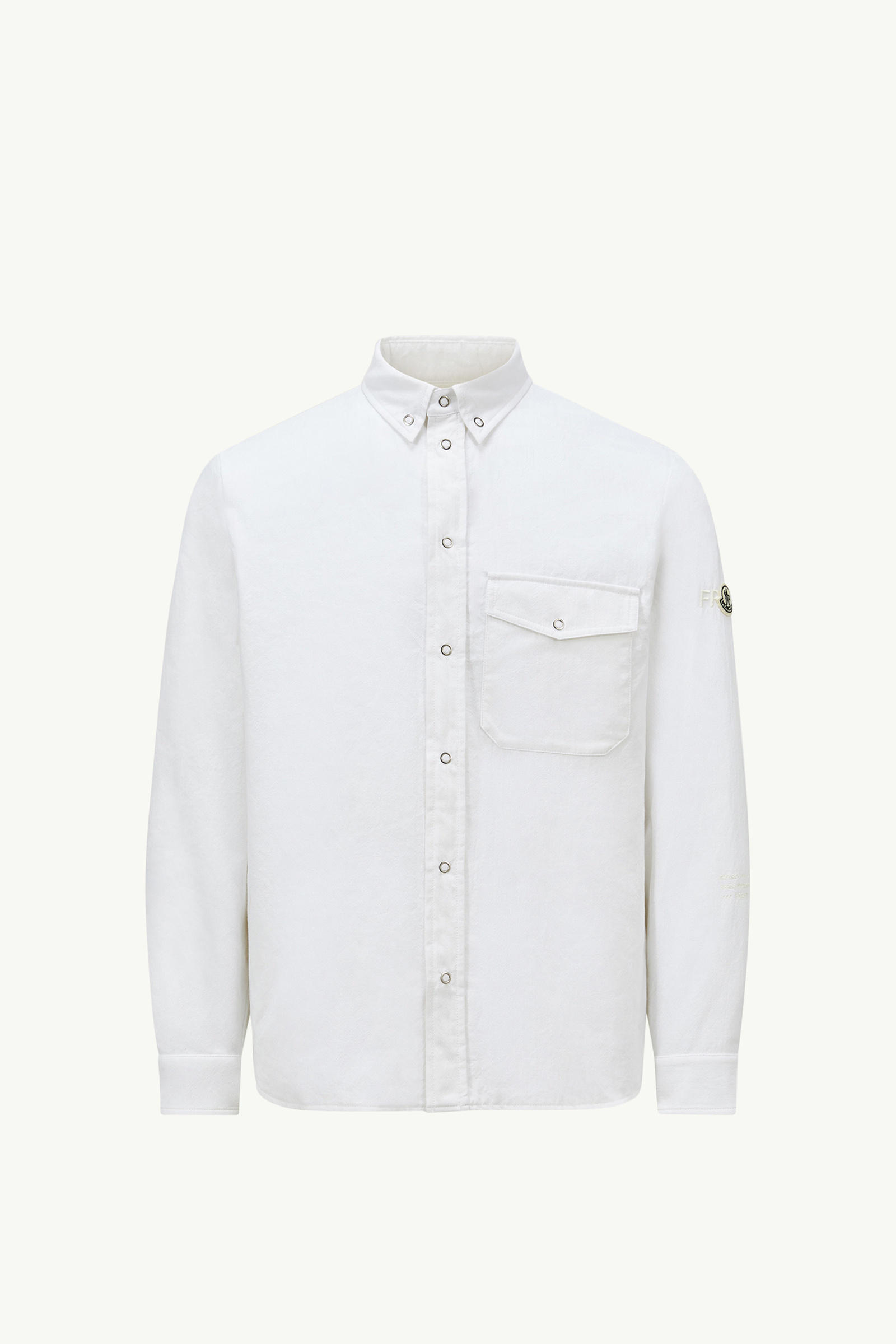 Moncler x FRGMT 패딩 셔츠 재킷 남성 화이트 Moncler 2
