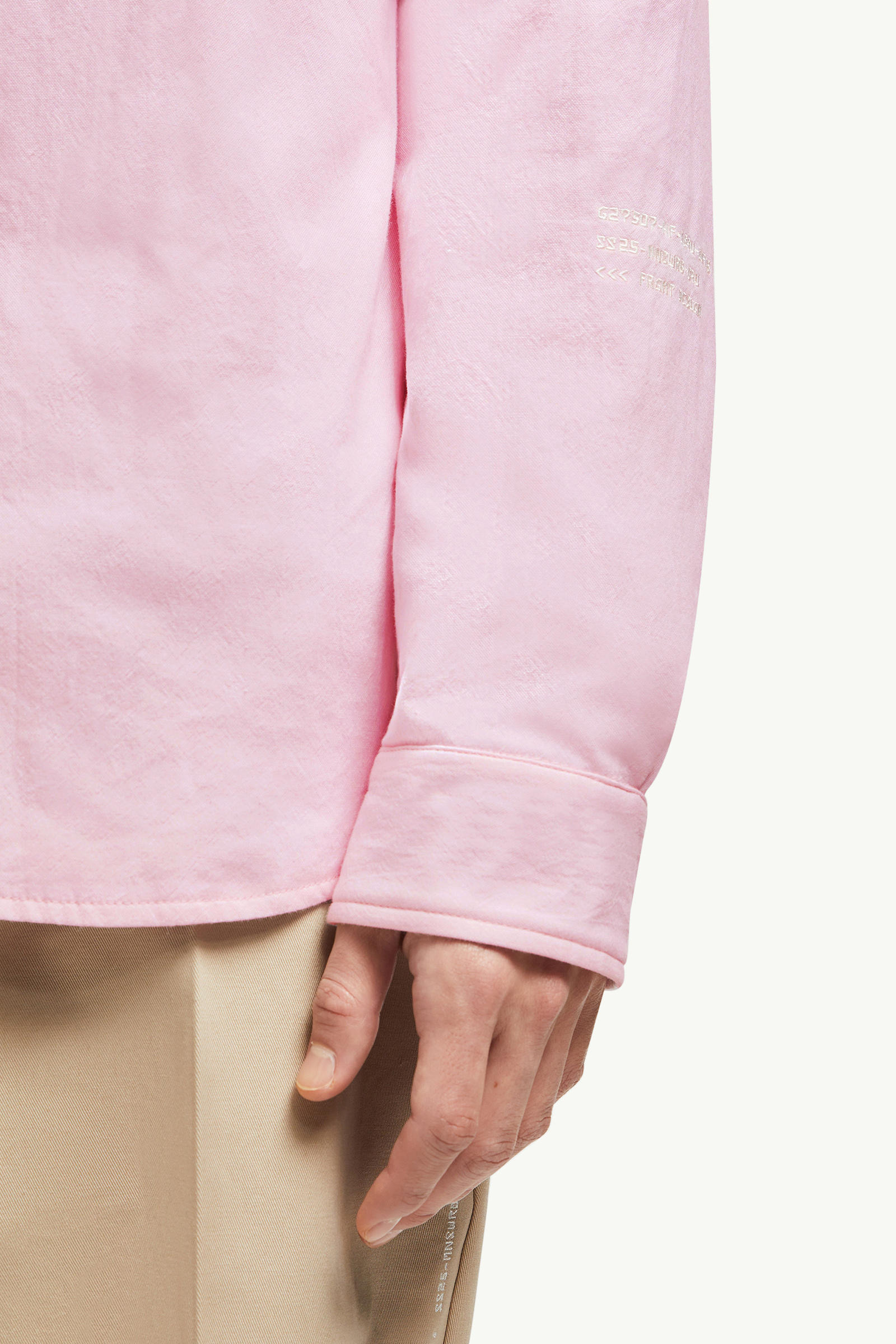 Moncler x FRGMT Padded Shirt Jacket Men Light Pink Moncler 5