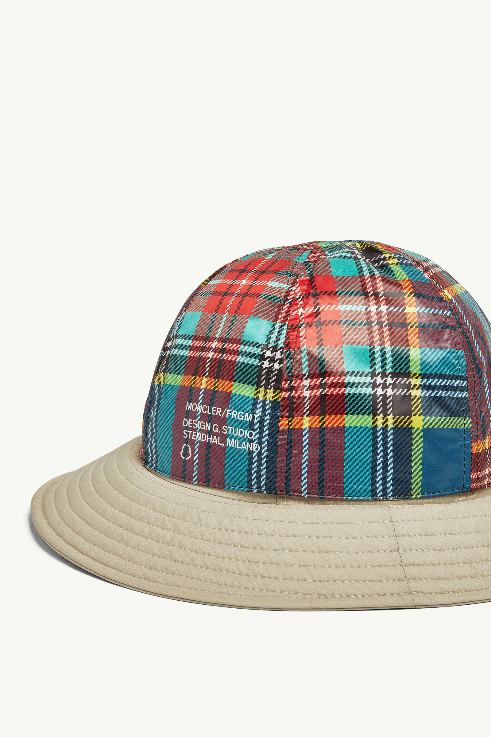 Moncler x FRGMT Reversible Bucket Hat Men Beige Moncler 4