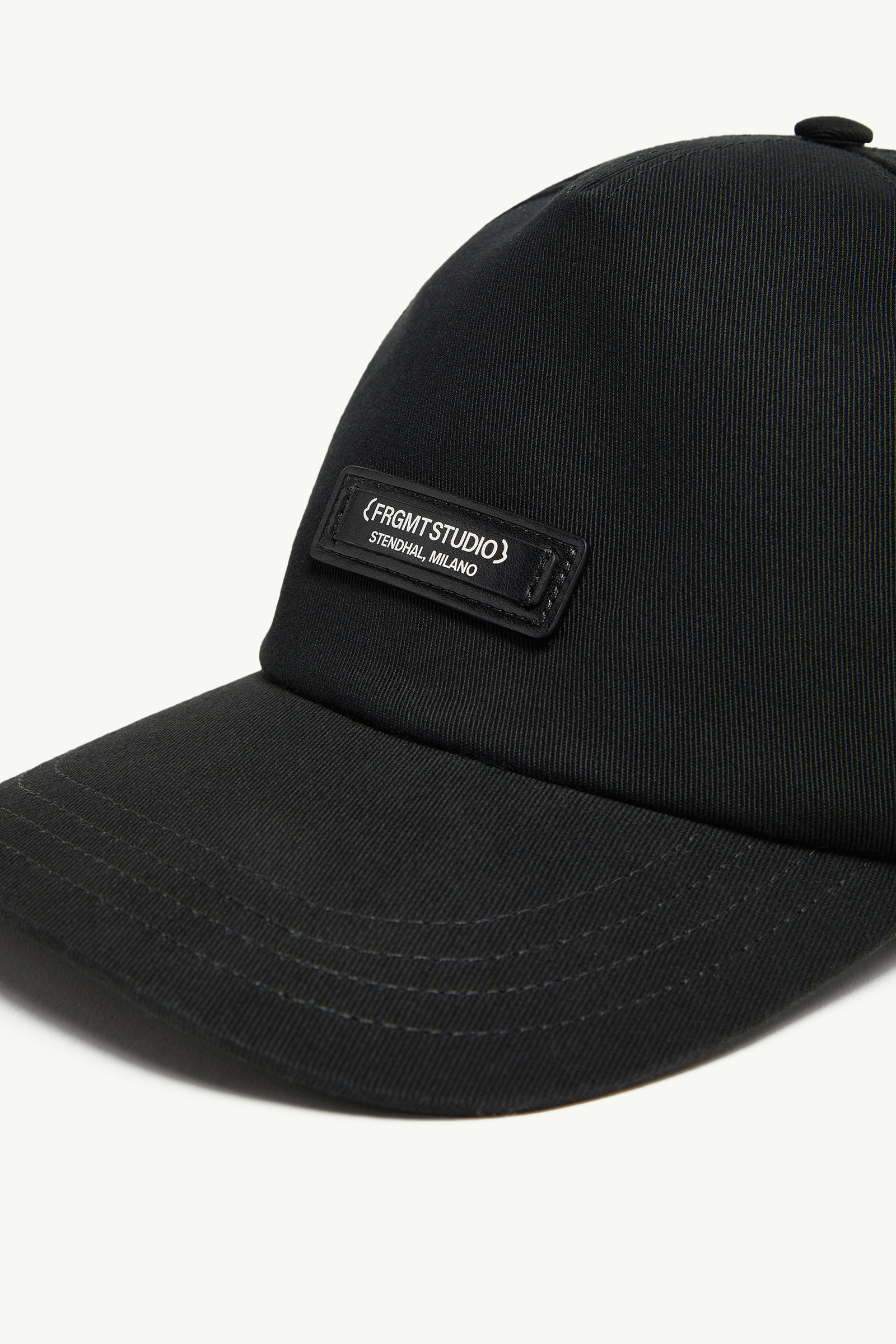 Moncler x FRGMT Gabardine Baseball Cap Men Black Moncler 4