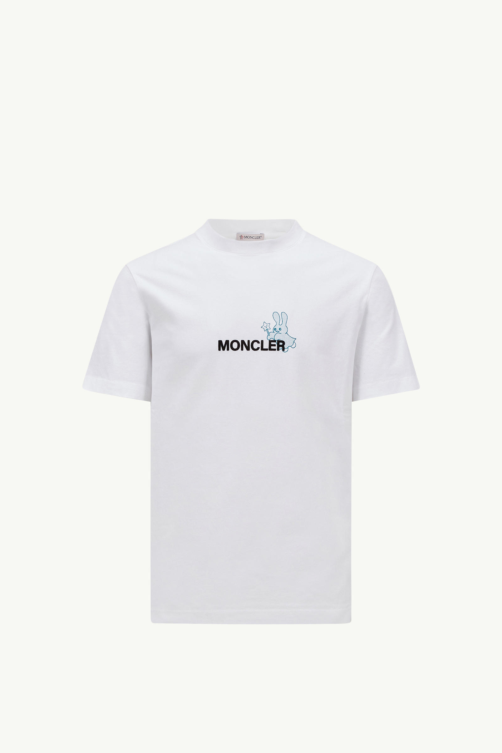 Moncler x FRGMT Cartoon Logo Cotton T-Shirt Men White Moncler 2