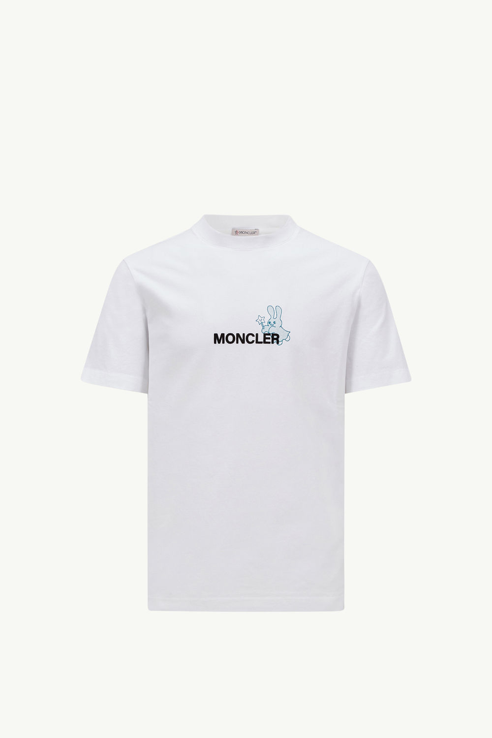 Moncler x FRGMT Cartoon Logo-T-Shirt aus Baumwolle Herren Weiß Moncler 2