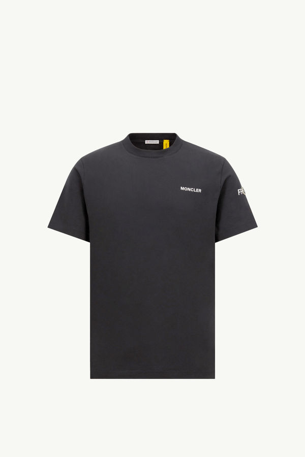Moncler x FRGMT Maxi Logo Cotton T-Shirt Men Black Moncler 2