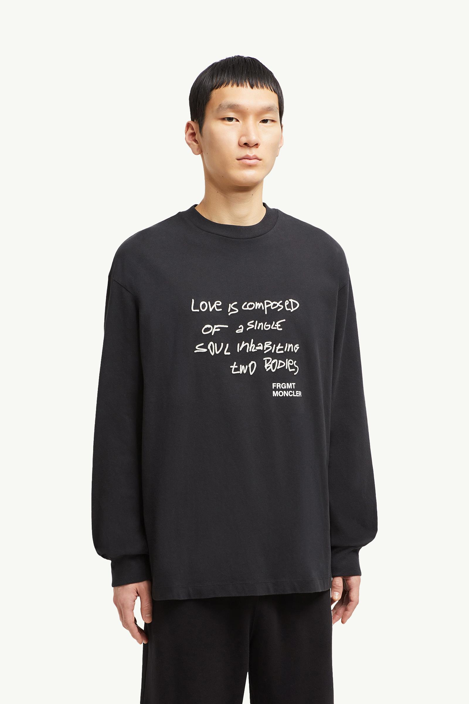 ブラック Moncler x FRGMT ロングスリーブTシャツ : Moncler x ブラック Moncler x FRGMT ロングスリーブTシャツ : Moncler x