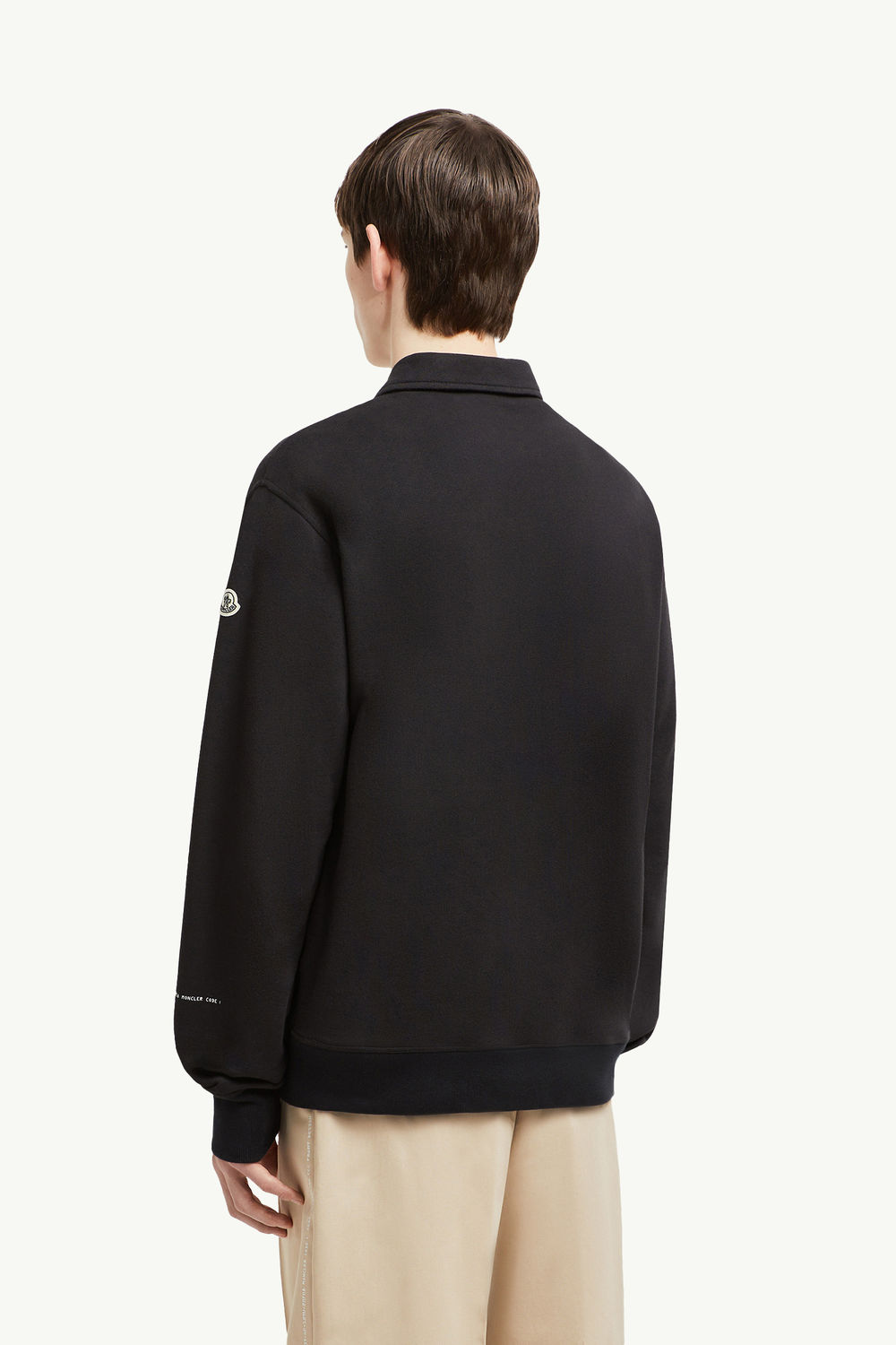Moncler x FRGMT Zip-Up Cotton Sweatshirt Men Black Moncler 4