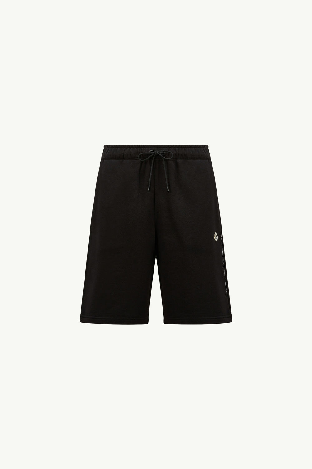 Moncler x FRGMT Embroidered Logo Cotton Shorts Men Black Moncler 2