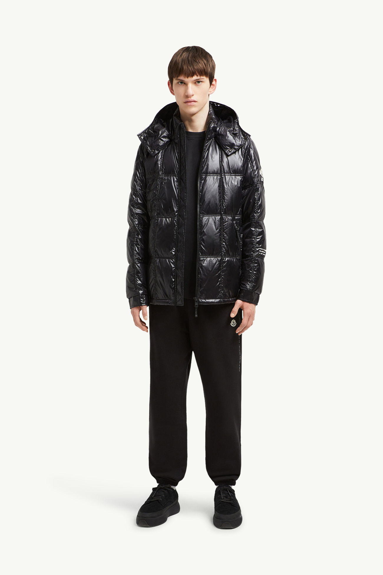 Black Moncler x FRGMT Logo Cotton Track Pants