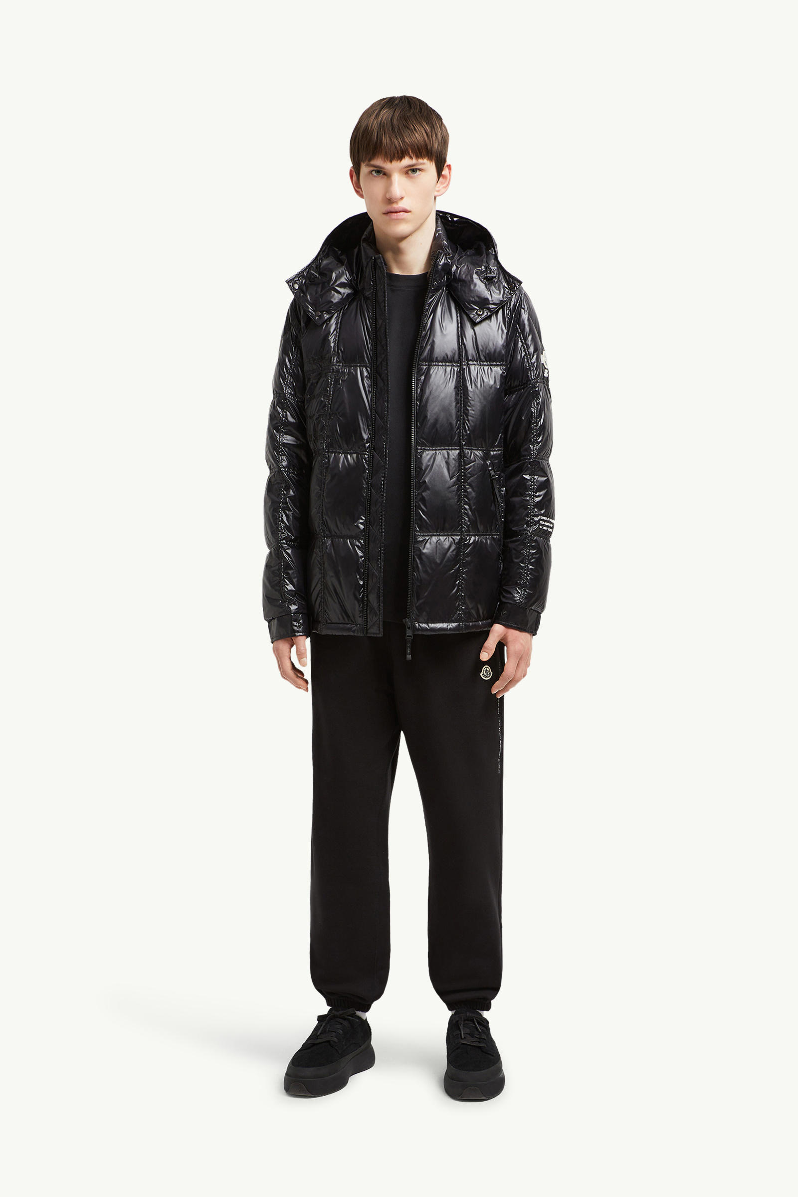 Moncler x FRGMT Logo Cotton Track Pants Men Black Moncler 0