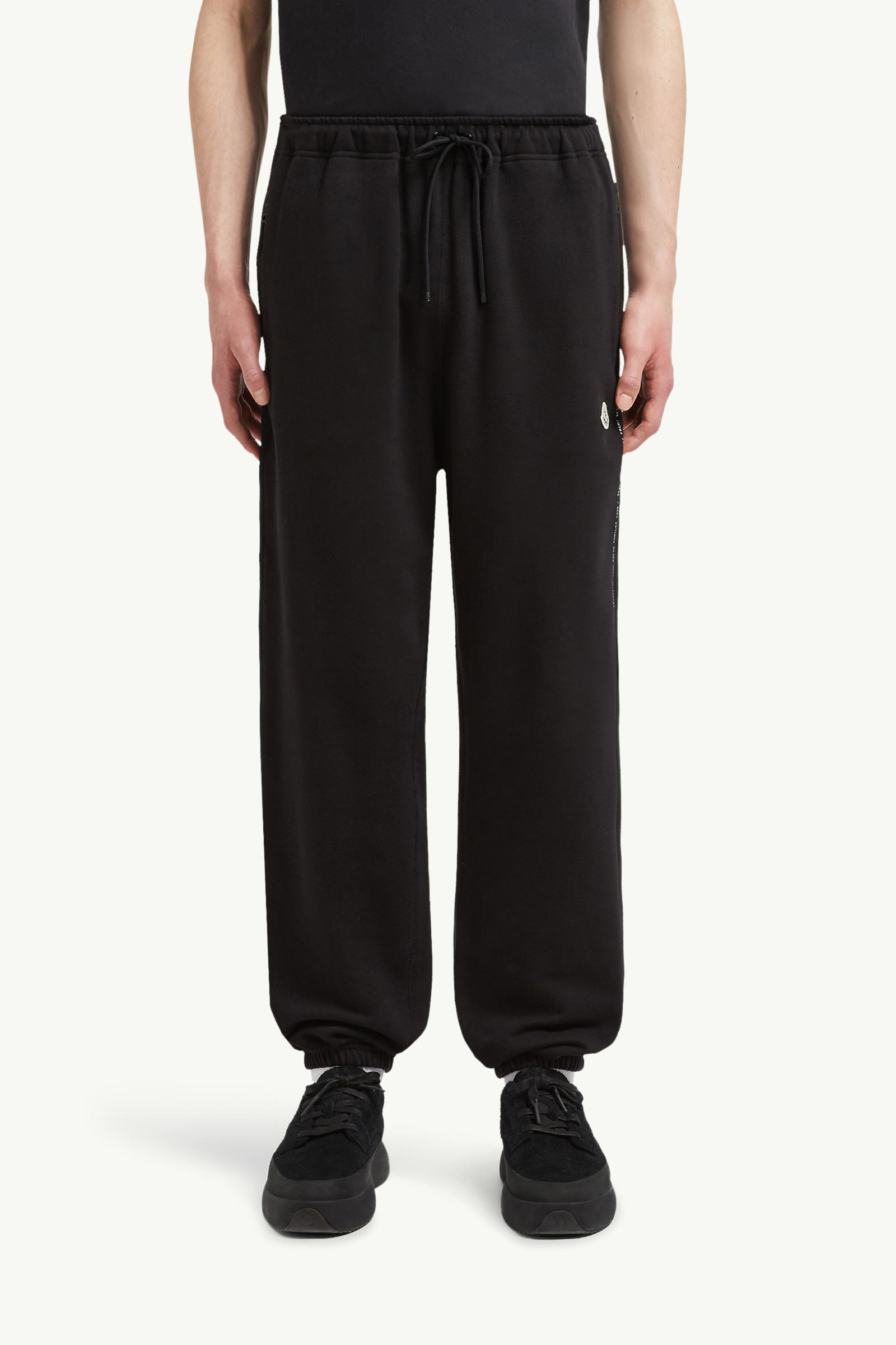 Moncler x FRGMT Logo Cotton Track Pants Men Black Moncler 3