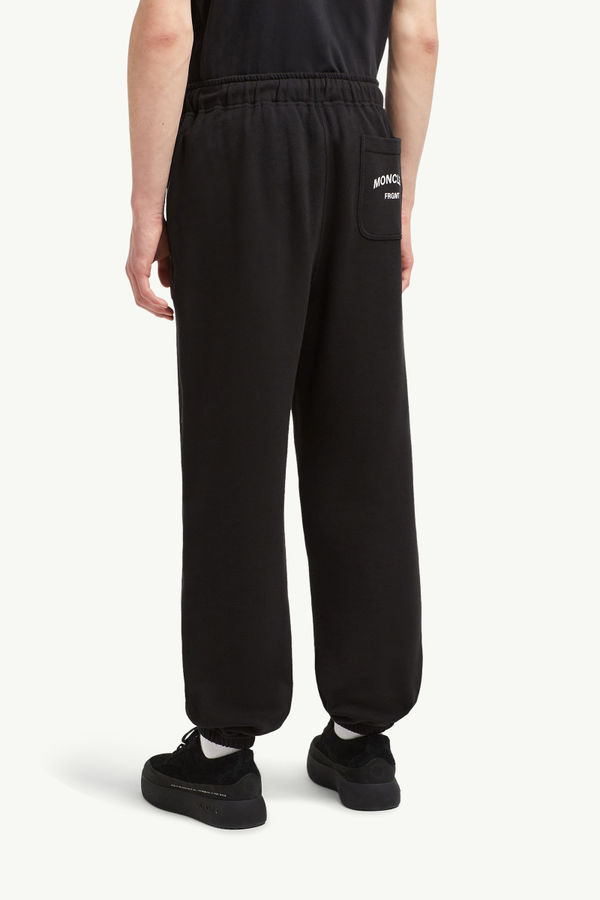 Moncler x FRGMT Logo Cotton Track Pants Men Black Moncler 4