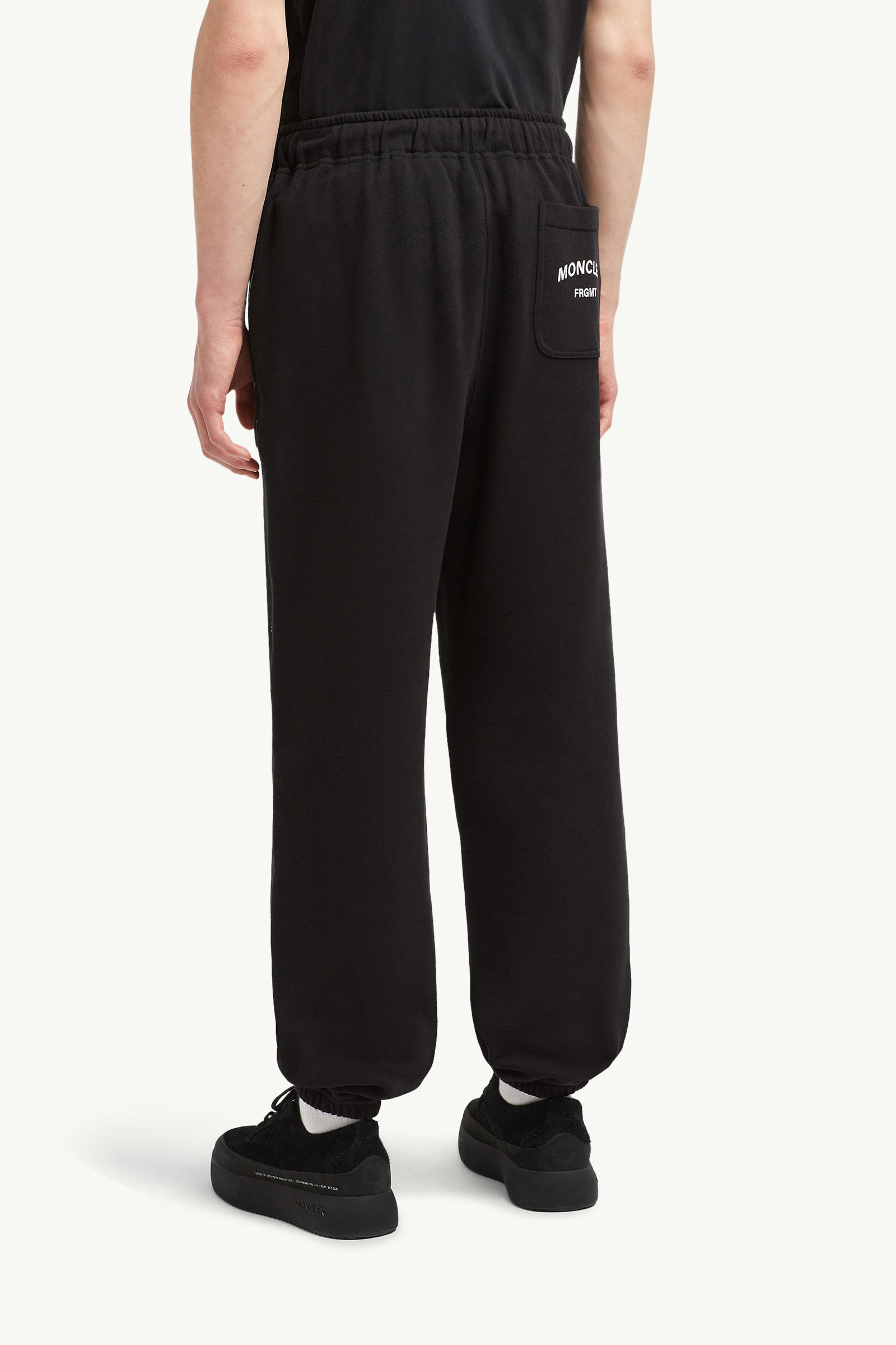 Moncler x FRGMT Logo Cotton Track Pants Men Black Moncler 4