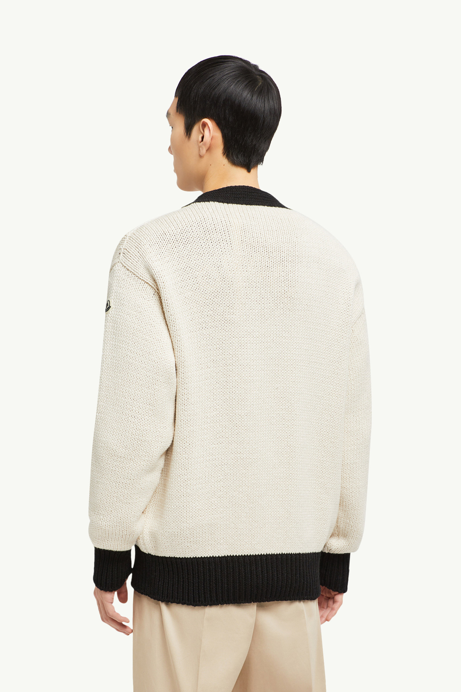 Moncler x FRGMT Embroidered Cotton Cardigan Men White Moncler 4