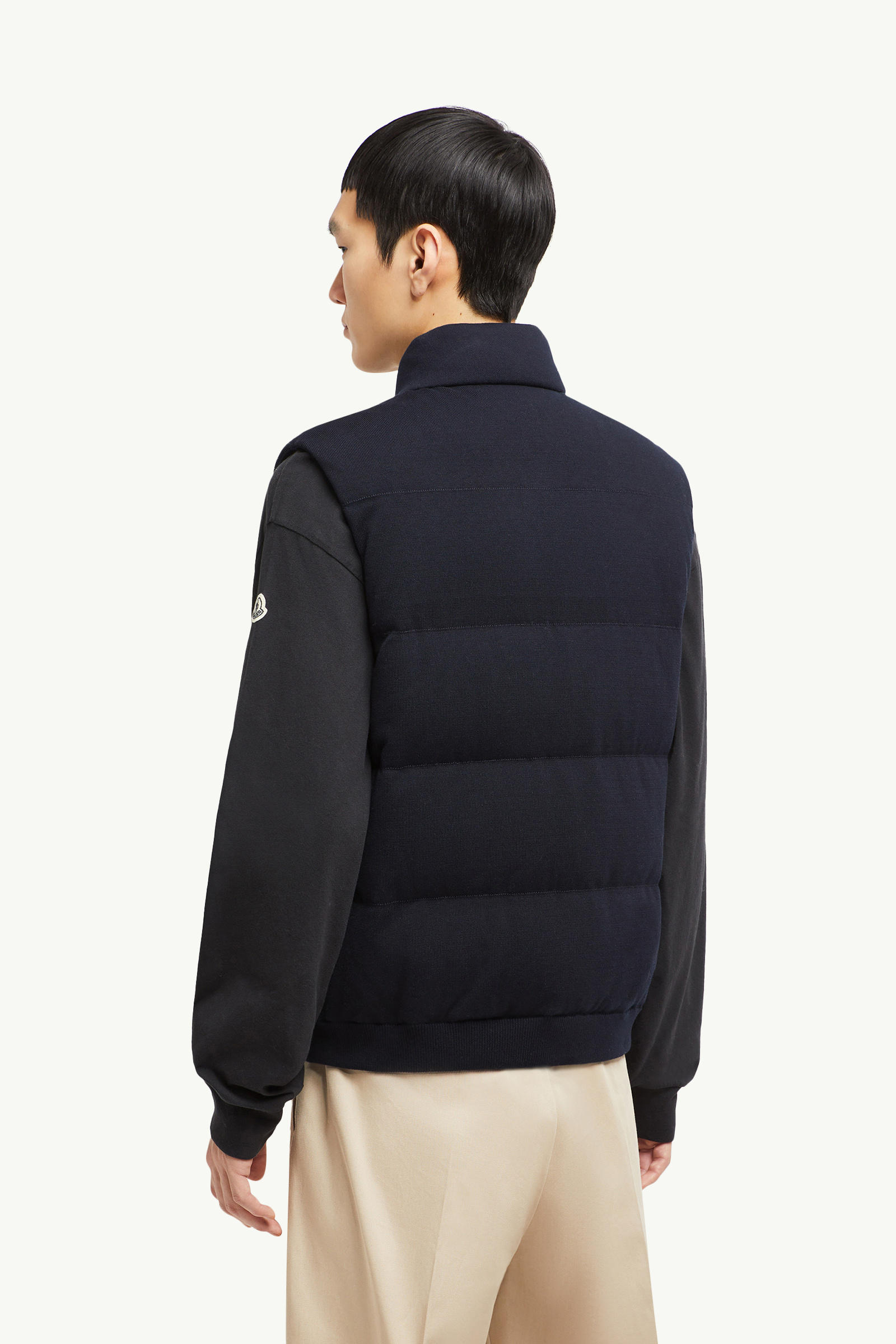 Moncler x FRGMT Cotton Down Gilet Men Navy Blue Moncler 4