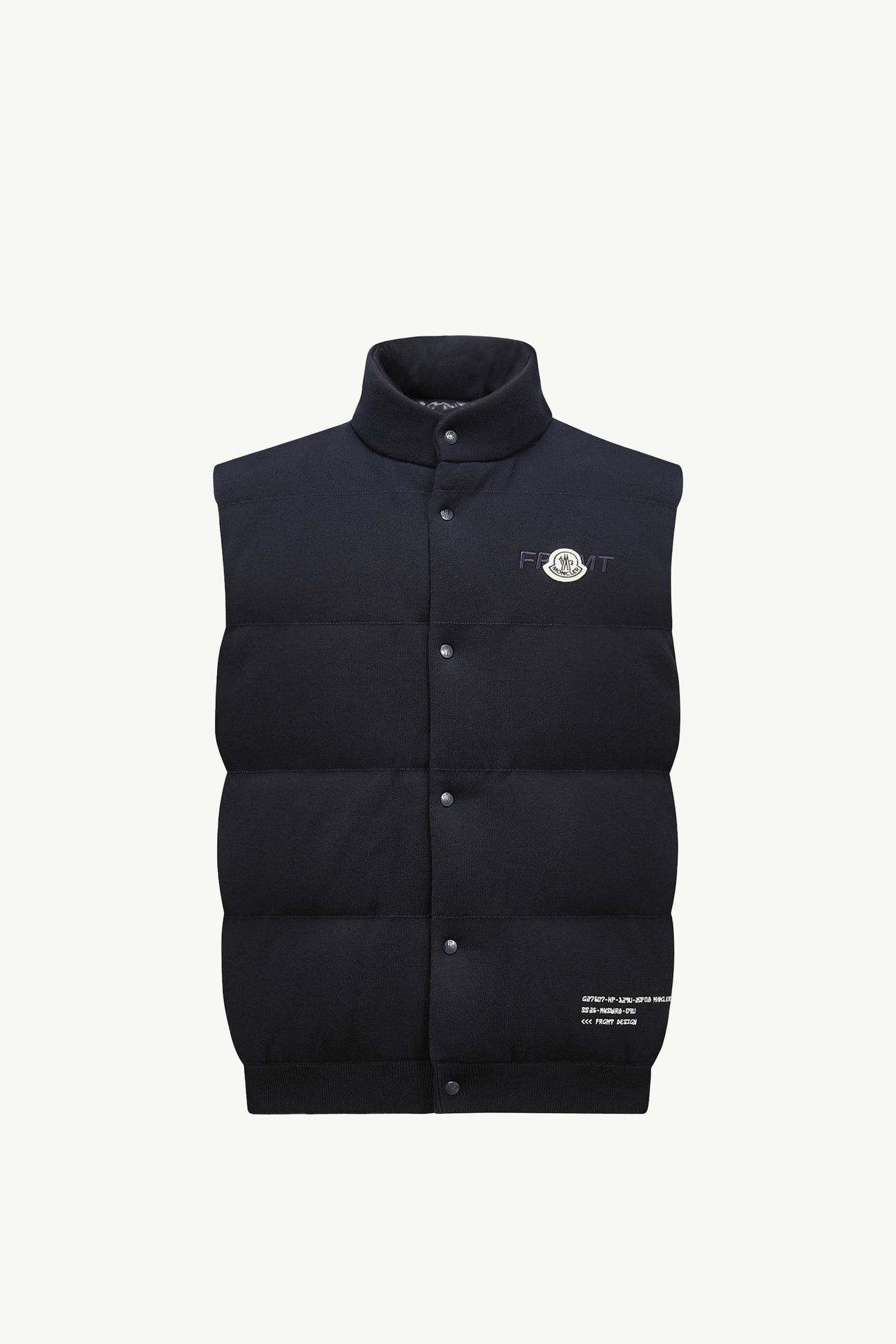 Moncler x FRGMT男士棉质羽绒马甲 男士 海军蓝色 Moncler 2