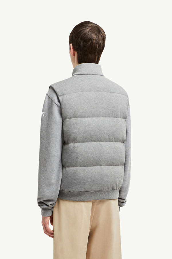 Chaleco plumífero de algodón Moncler x FRGMT Hombre Gris Moncler 4