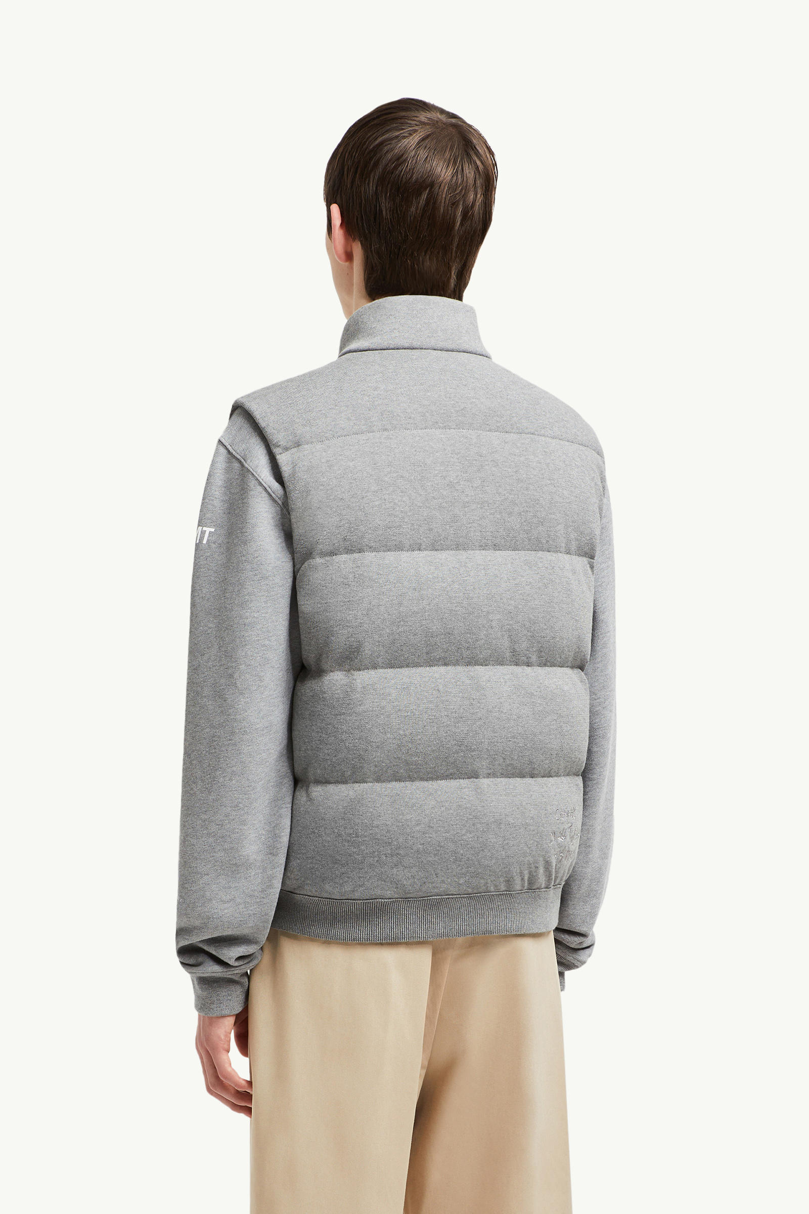 Moncler x FRGMT Cotton Down Gilet Men Gray Moncler 4