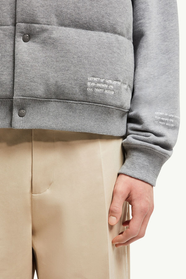 Chaleco plumífero de algodón Moncler x FRGMT Hombre Gris Moncler 5