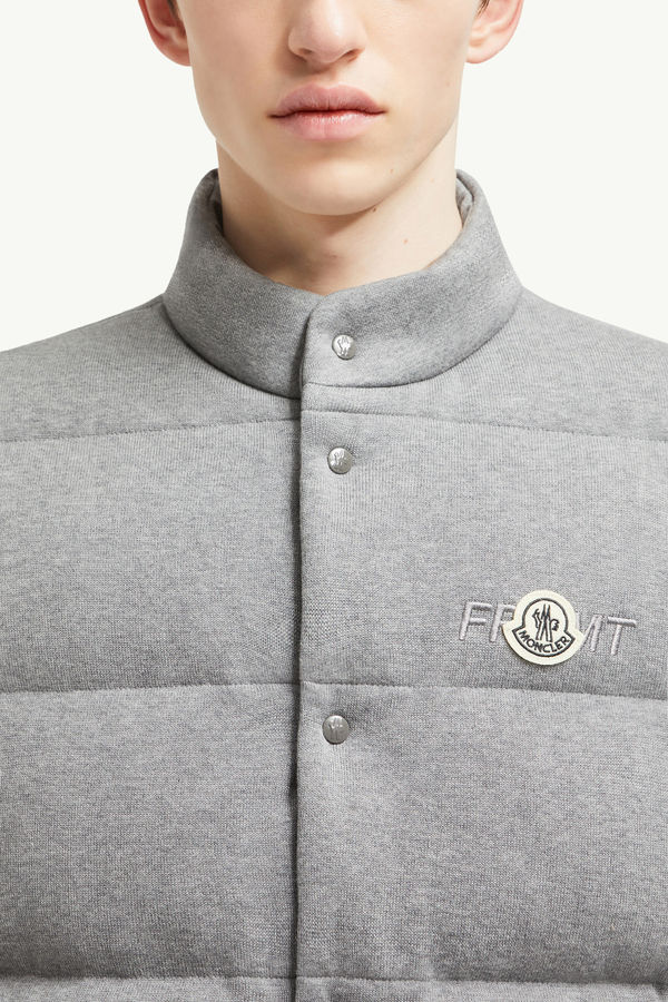 Chaleco plumífero de algodón Moncler x FRGMT Hombre Gris Moncler 6