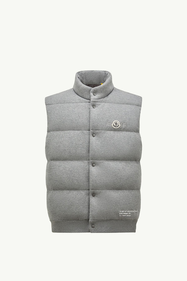 Chaleco plumífero de algodón Moncler x FRGMT Hombre Gris Moncler 2
