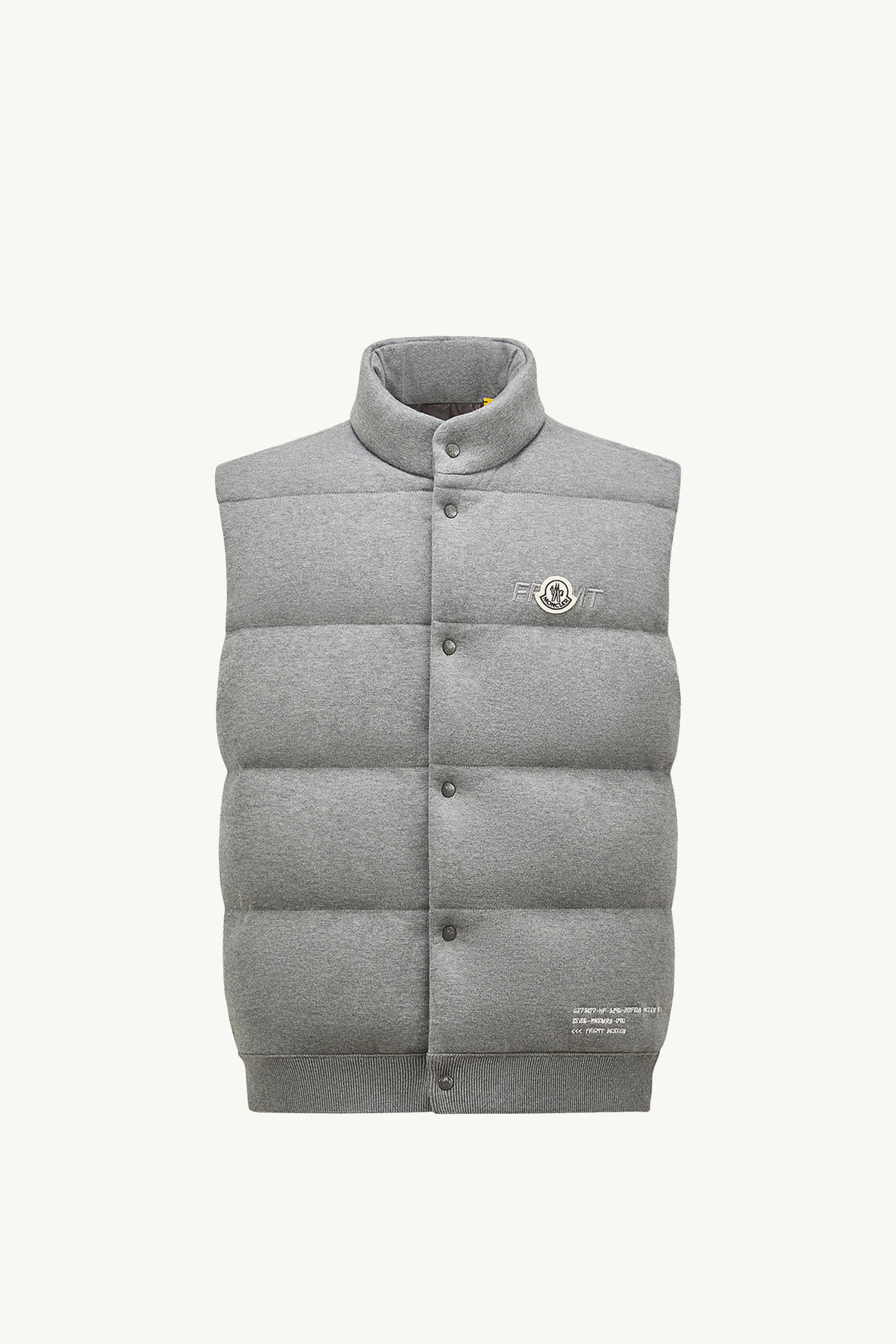 Moncler x FRGMT Baumwoll-Daunenweste Herren Grau Moncler 2