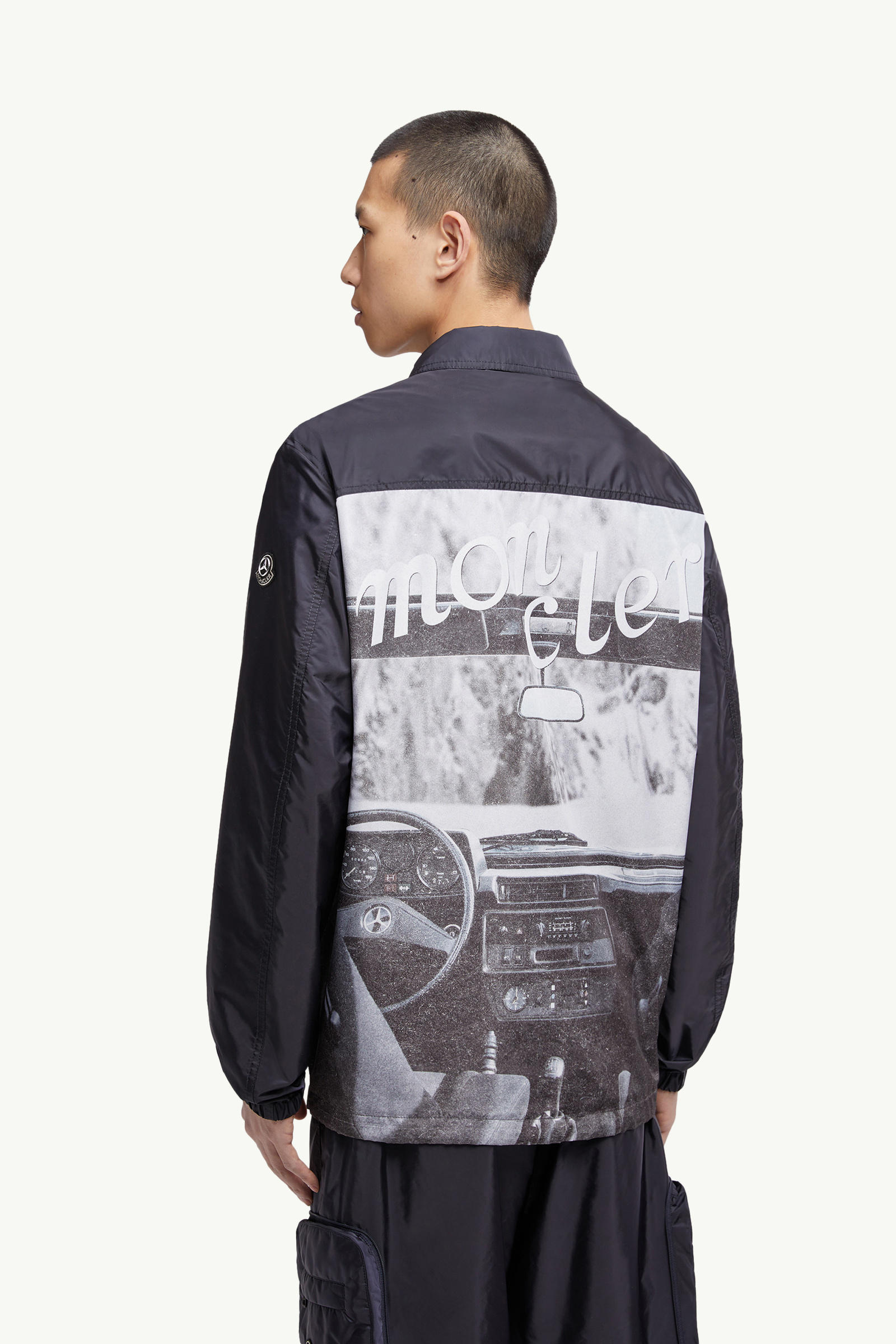 Moncler x Mercedes-Benz by NIGO Sopdu Shirt Jacket Men Navy Blue Moncler 4