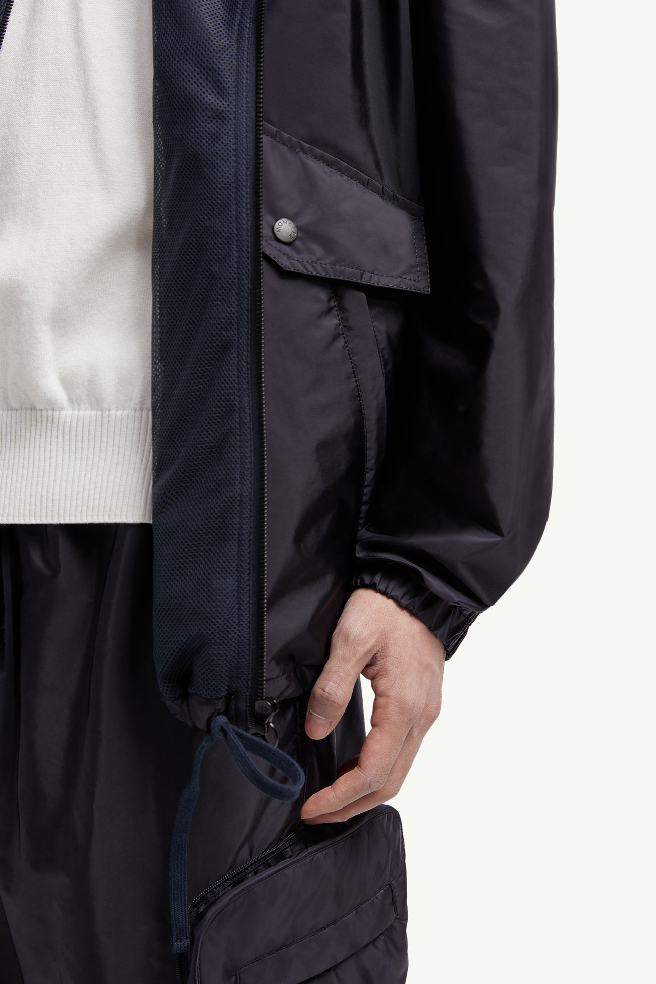 Moncler x Mercedes-Benz by NIGO Sopdu シャツジャケット メンズ ネイビーブルー Moncler 5