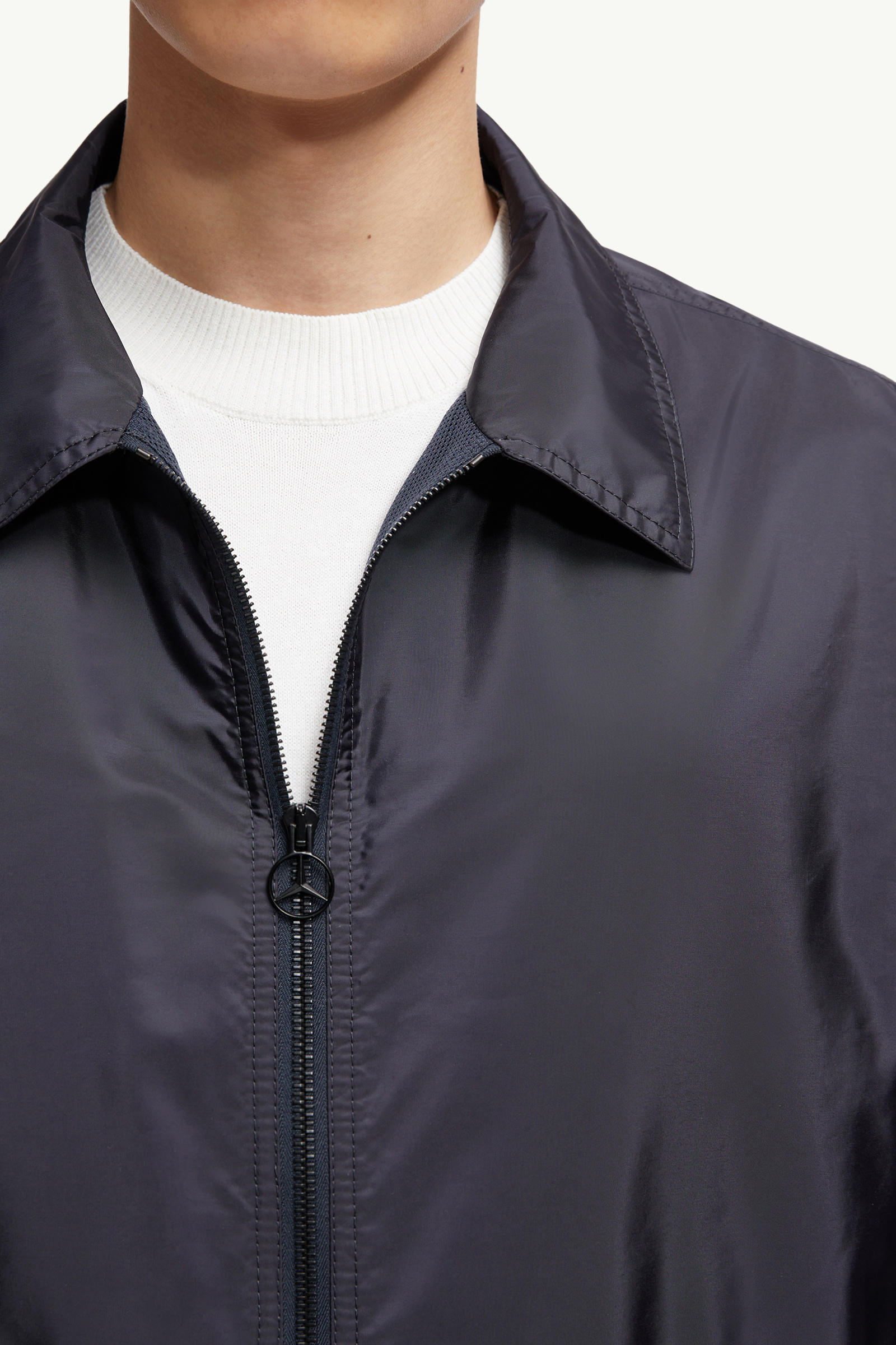 Moncler x Mercedes-Benz by NIGO Sopdu Shirt Jacket Men Navy Blue Moncler 6