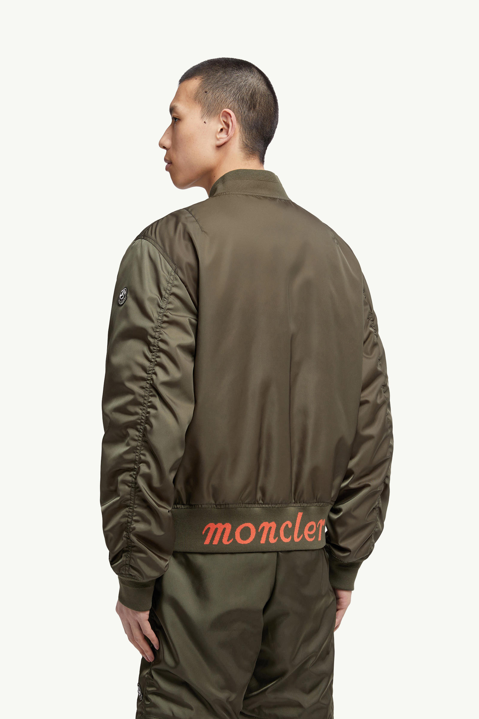 Moncler x Mercedes-Benz by NIGO Neper Reversible Down Bomber Jacket Men Olive Green Moncler 4