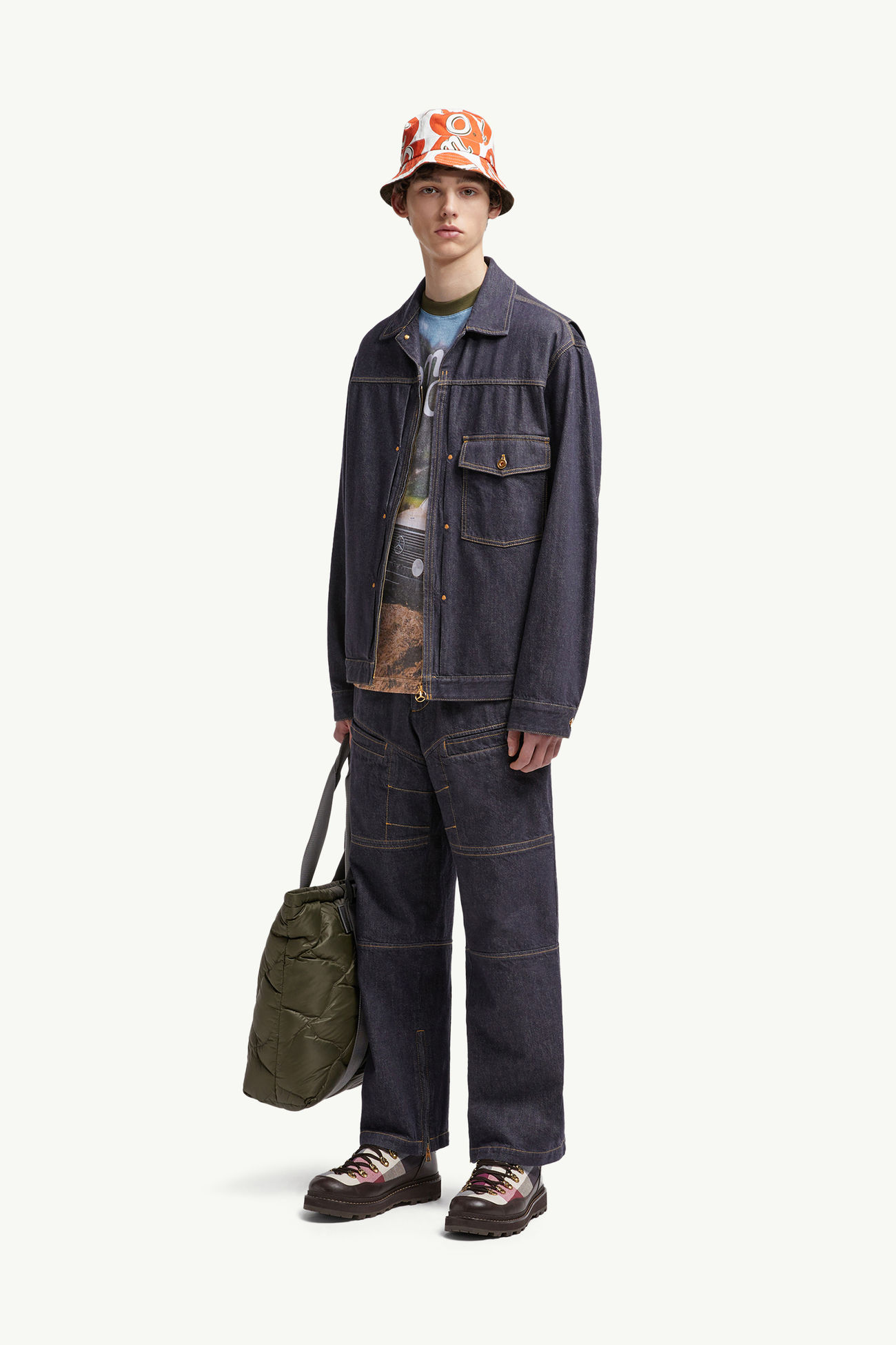 Moncler x Mercedes-Benz by NIGO Nepit牛仔外套 男士 牛仔藍色 Moncler 0