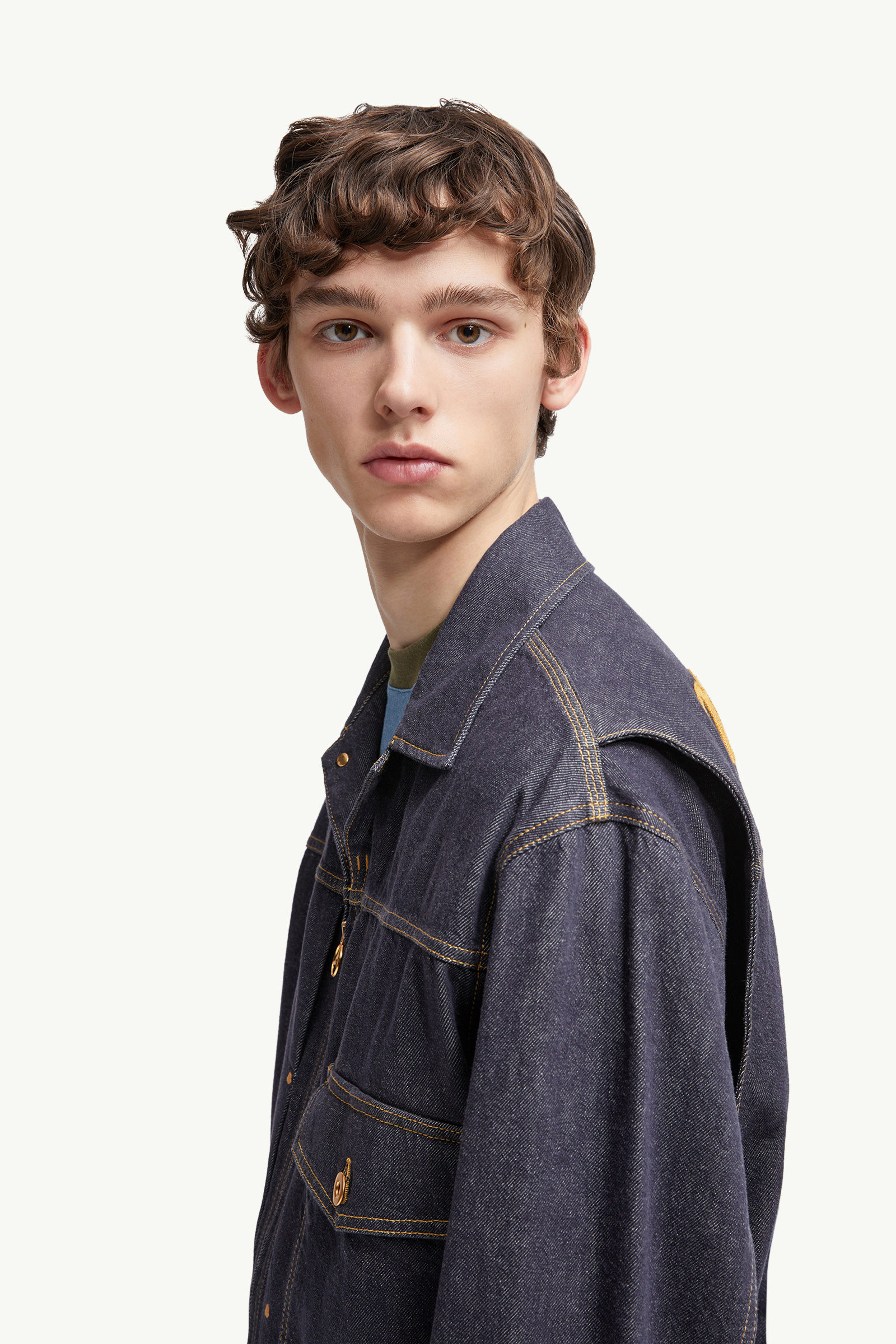 Moncler x Mercedes-Benz by NIGO Nepit Denim Jacket Men Denim Blue Moncler 1