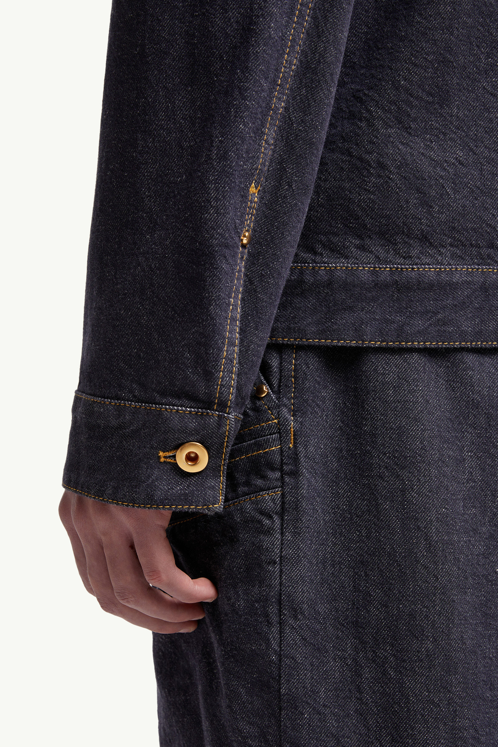 Moncler x Mercedes-Benz by NIGO Nepit Denim Jacket Men Denim Blue Moncler 6