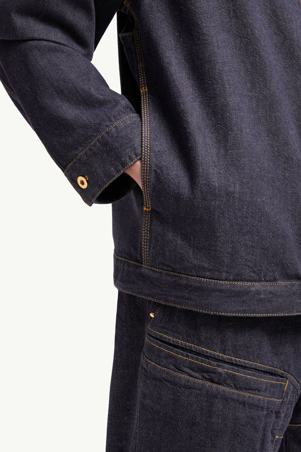 Moncler x Mercedes-Benz by NIGO Nepit Denim Jacket Men Denim Blue Moncler 8