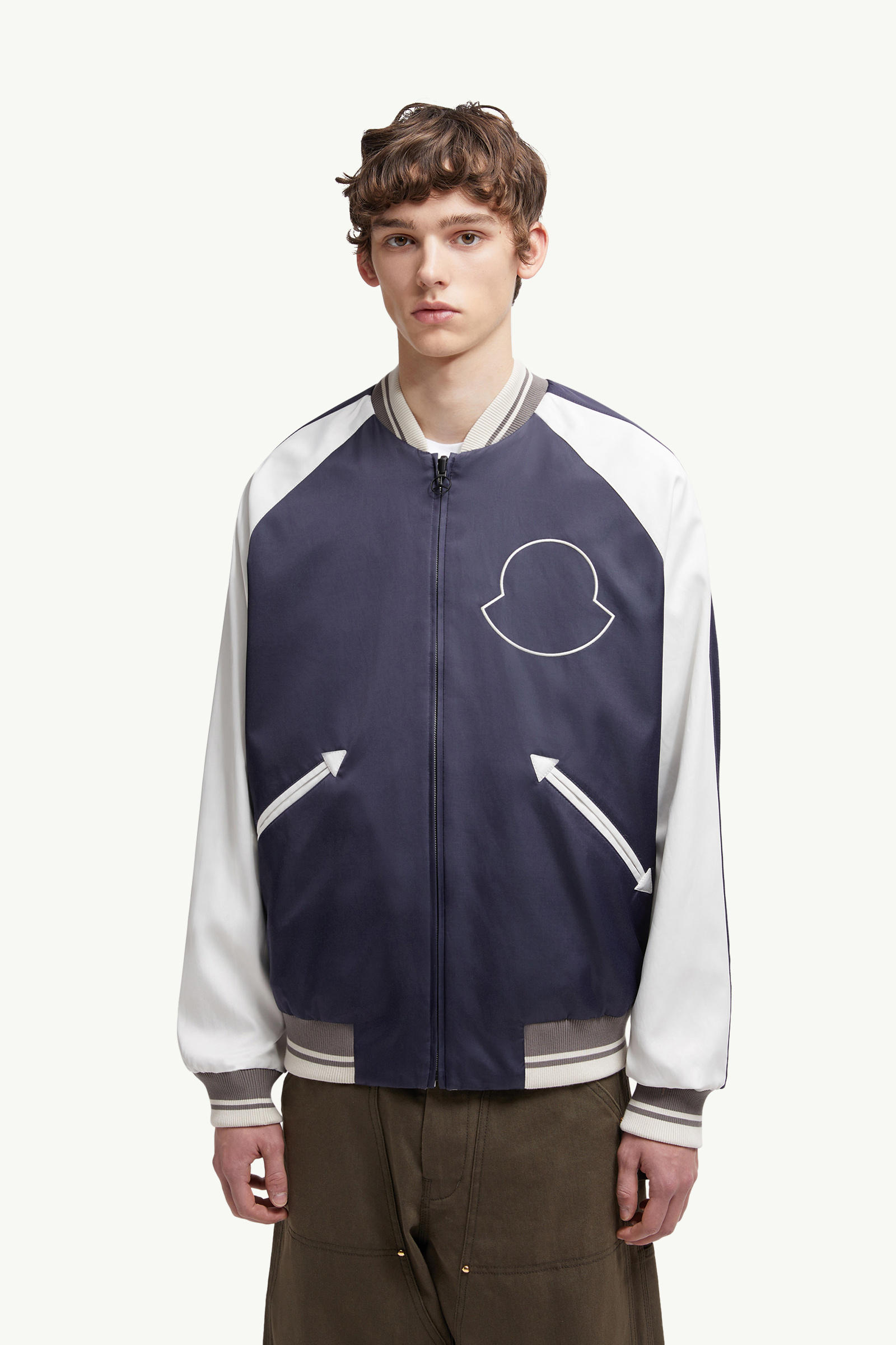 Moncler x Mercedes-Benz by NIGO Satet Reversible Satin Bomber Men Orange Moncler 3