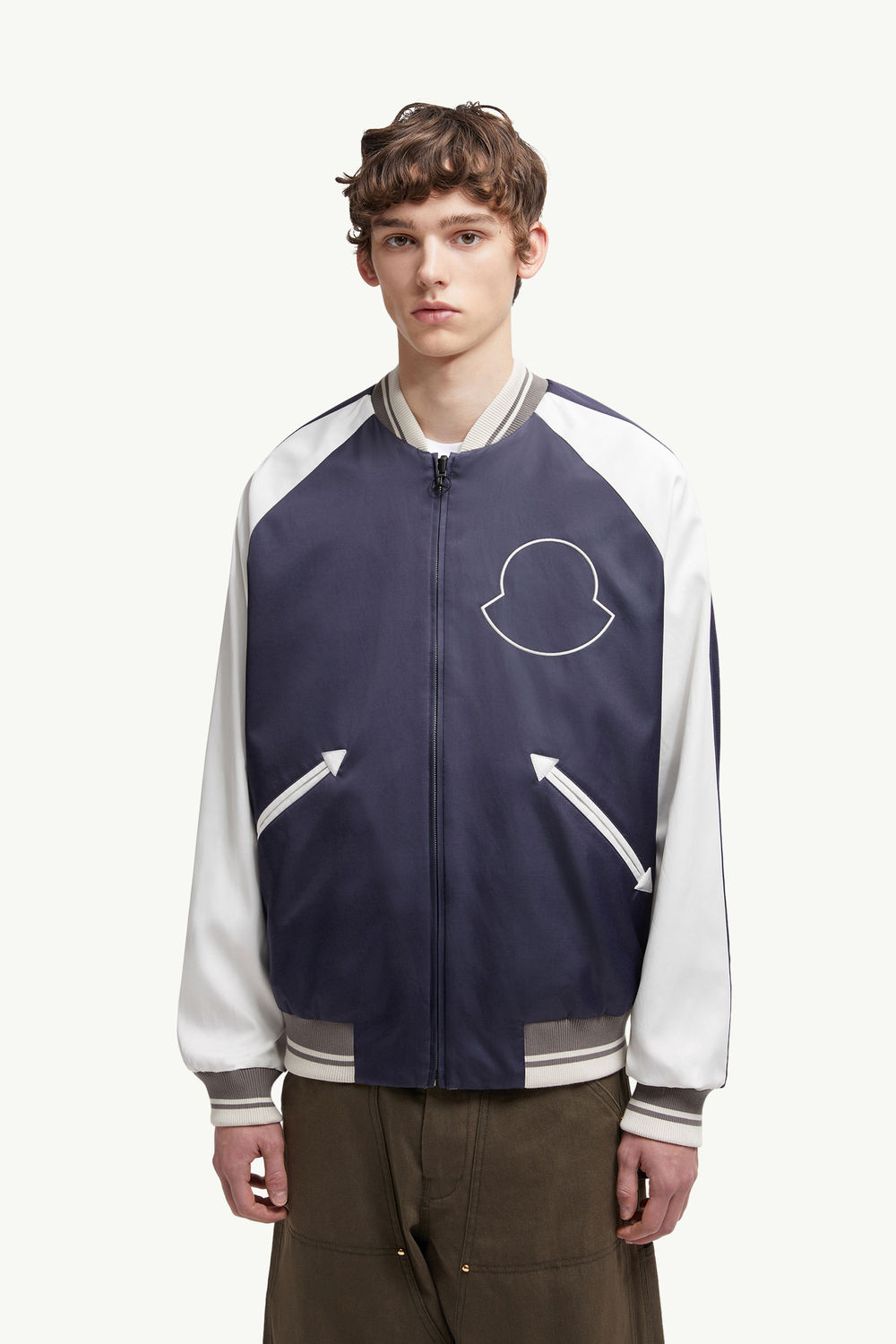 Moncler x Mercedes-Benz by NIGO Satet雙面緞布飛行員外套 男士 橙色 Moncler 3