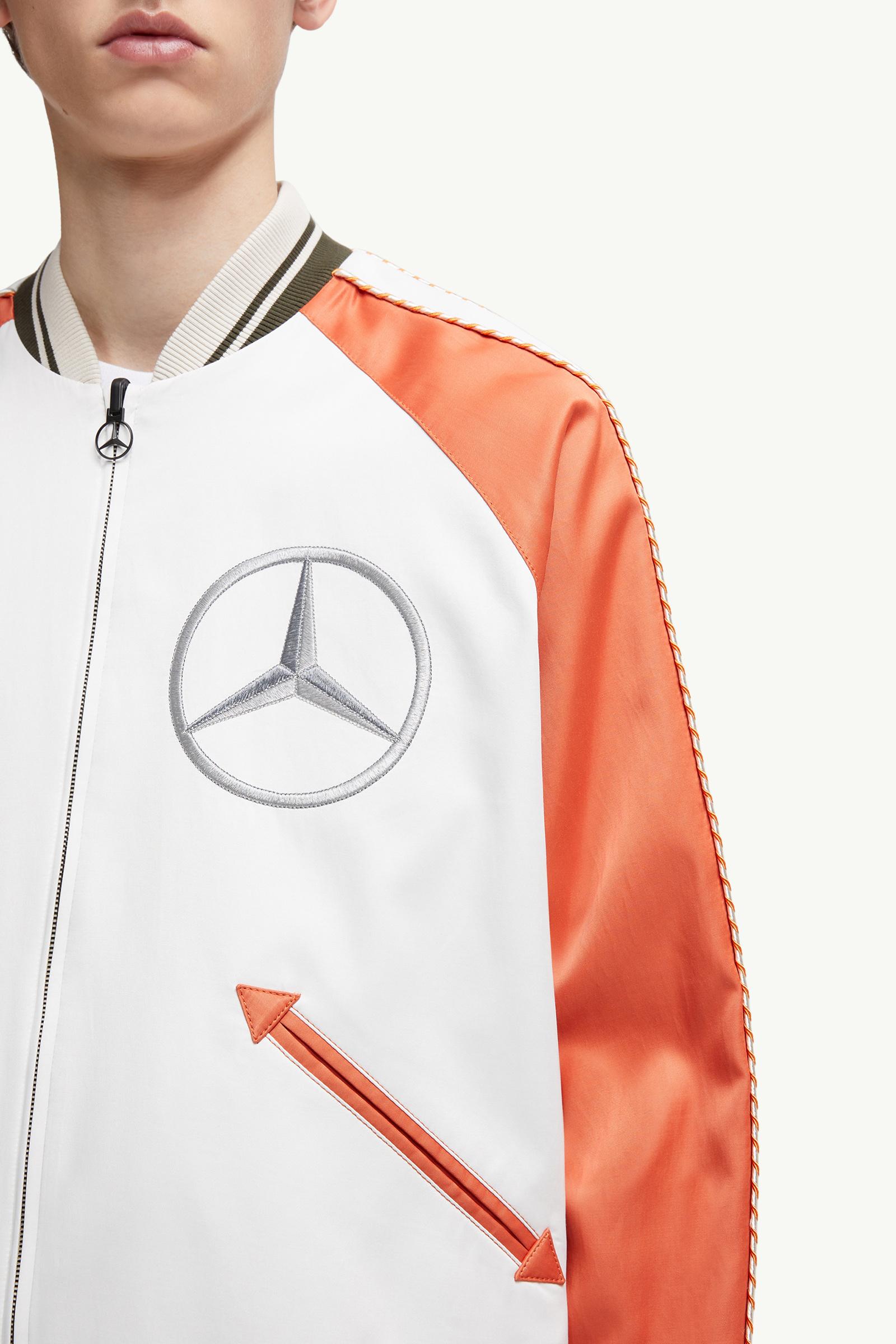 ★MONCLER X MERCEDES-BENZ BY NIGO SATET ボンバージャケット Moncler x Mercedes-Benz by Nigo Satet Reversible Satin