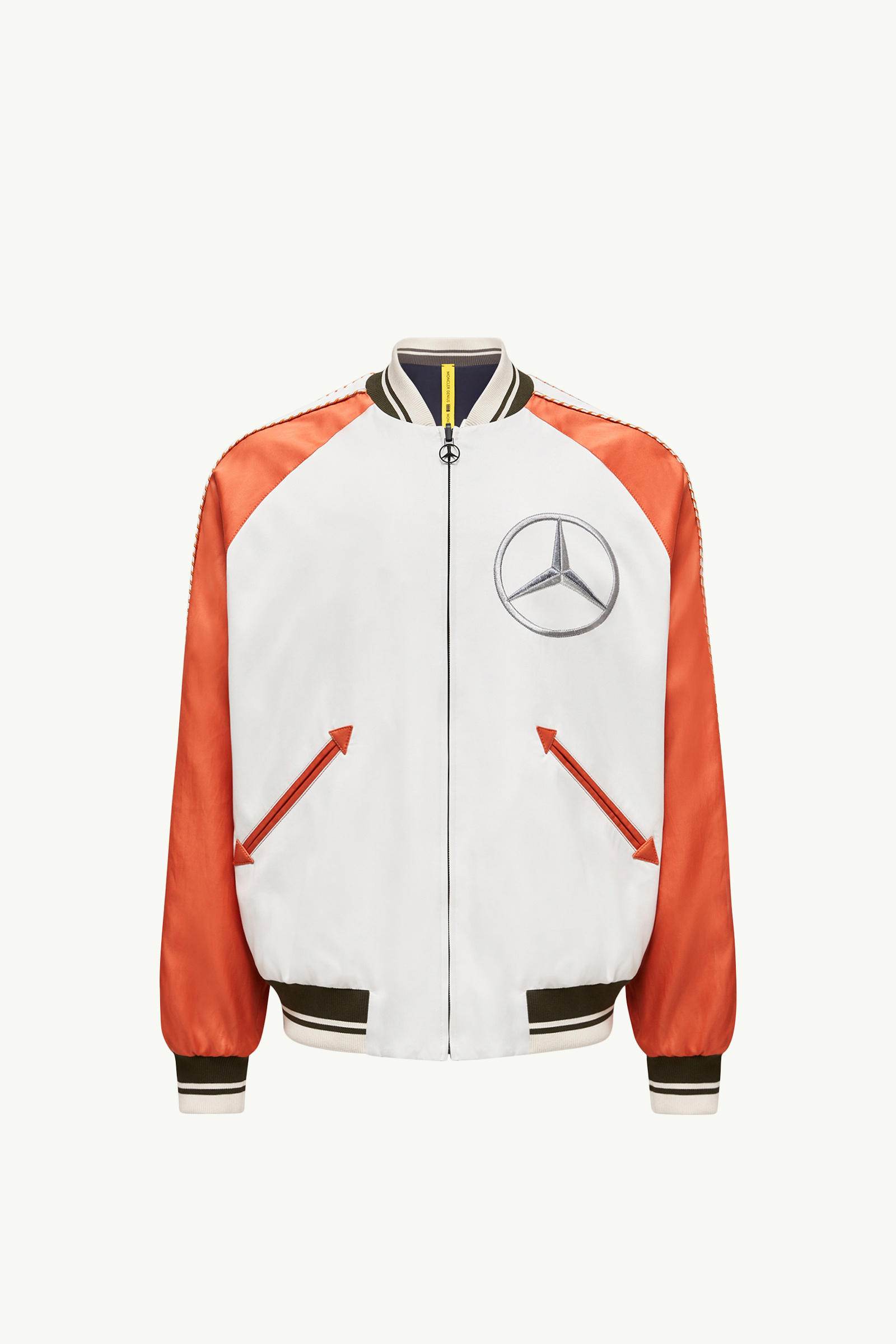 オレンジ Moncler x Mercedes-Benz by NIGO Satet ボンバージャケット  