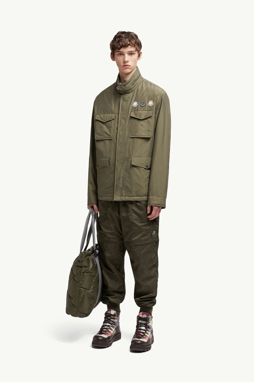 Moncler x Mercedes-Benz by NIGO Orus Down Field Jacket Men Olive Green Moncler 0