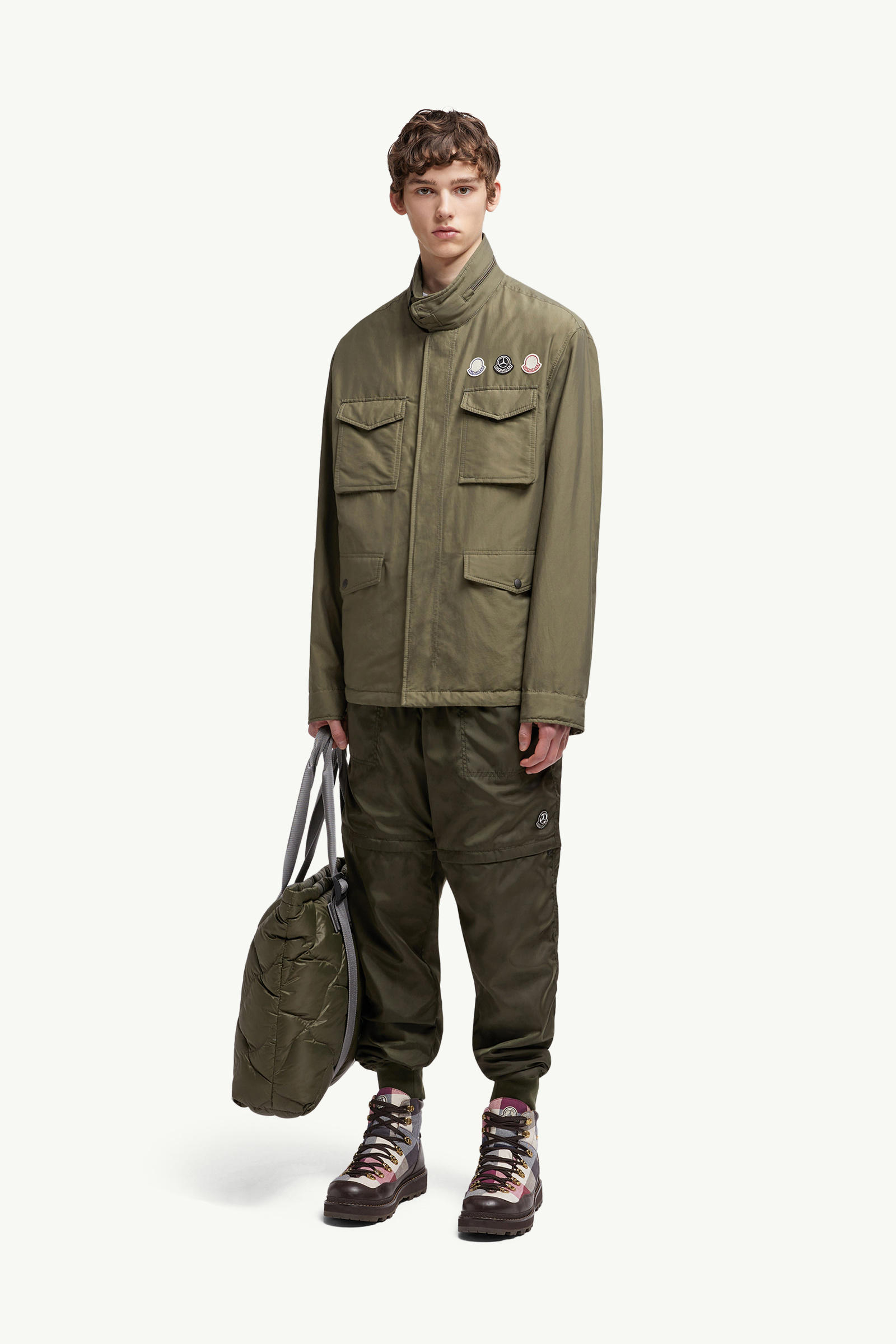 Moncler x Mercedes-Benz by NIGO Orus Down Field Jacket Men Olive Green Moncler 0