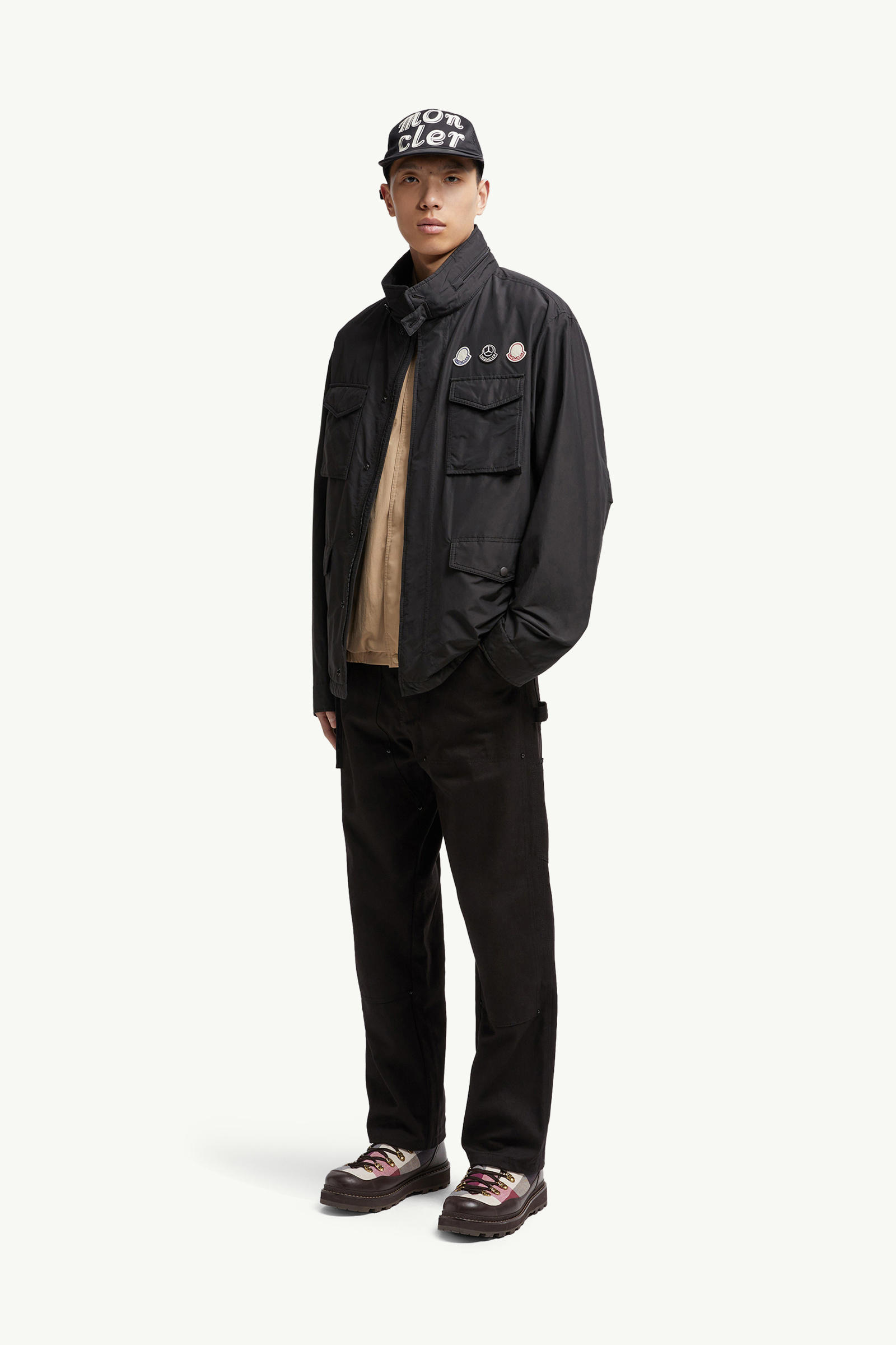 Moncler x Mercedes-Benz by NIGO Orus Down Field Jacket Men Black Moncler 0