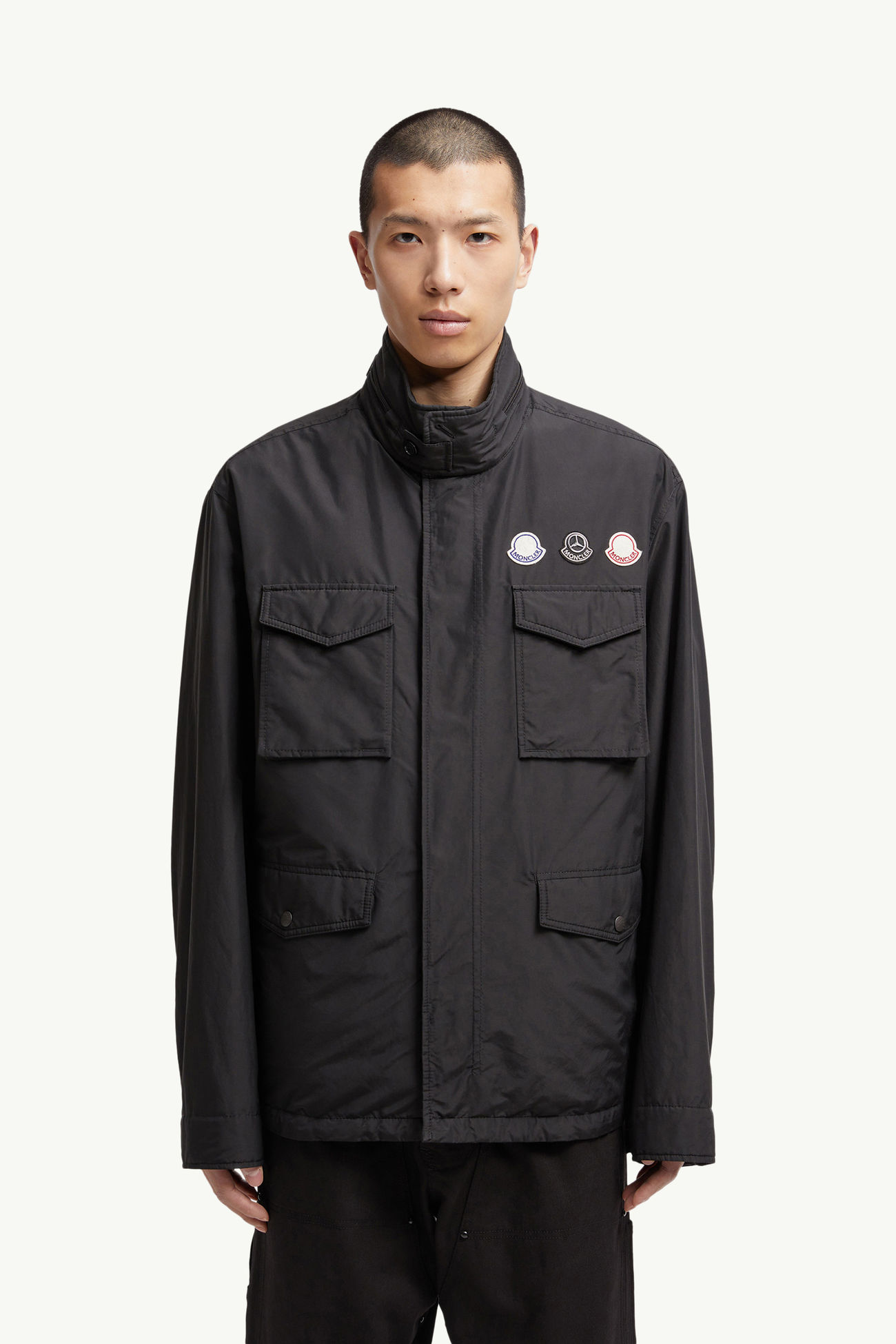 Plumífero de campo Moncler x Mercedes-Benz de NIGO Orus Hombre Negro Moncler 3