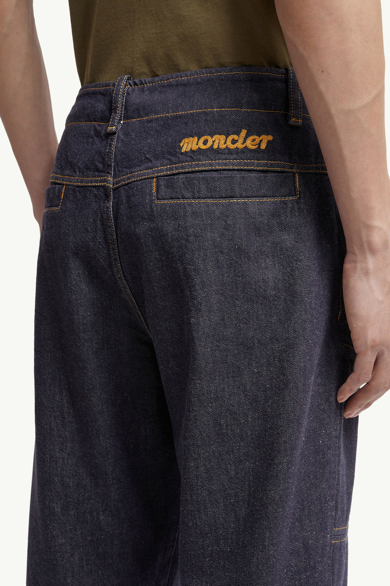 Jeans Moncler x Mercedes-Benz by NIGO Uomo Blu Denim Moncler 5
