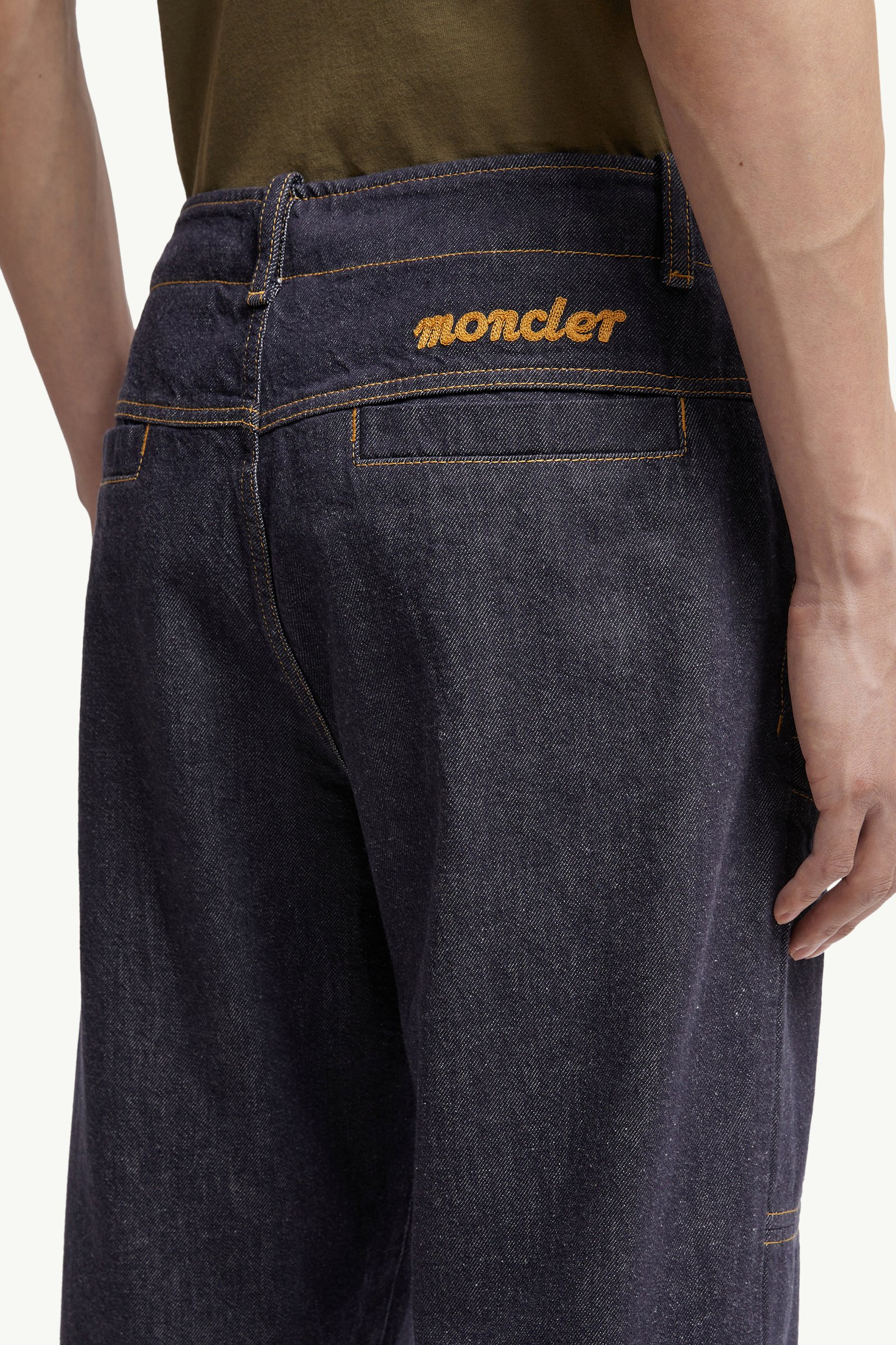 MERCEDES BENZ X MONCLER BY NIGO デニムパンツ Denim Blue Moncler x Mercedes-Benz By NIGO Jeans - Moncler x